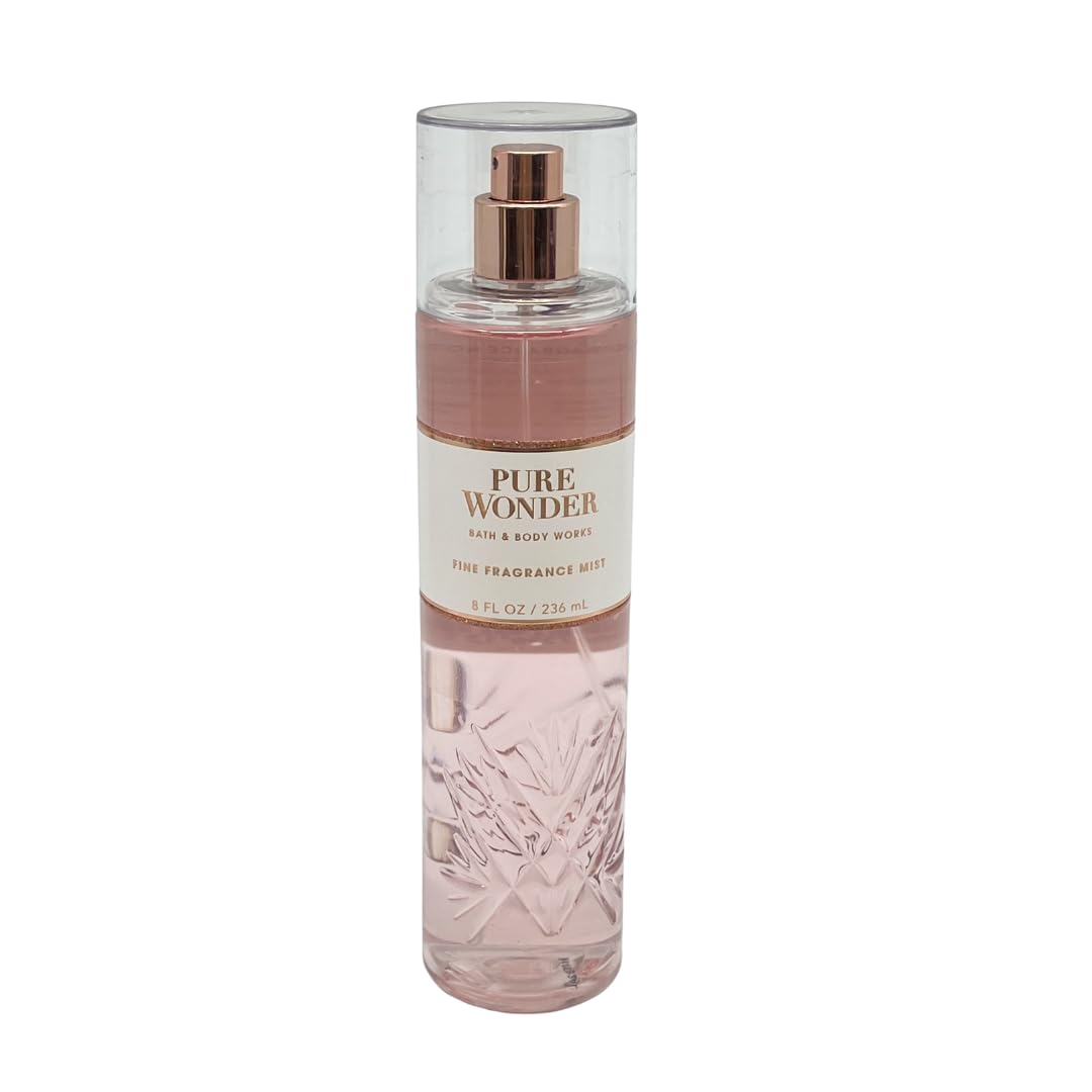Bath & Body Works PURE WONDER Deluxe Gift Set - Fragrance Mist, Body Cream, Lotion & Shower Gel Full Size Set - Perfect for Holidays, Birthdays & Self-Care Gifts