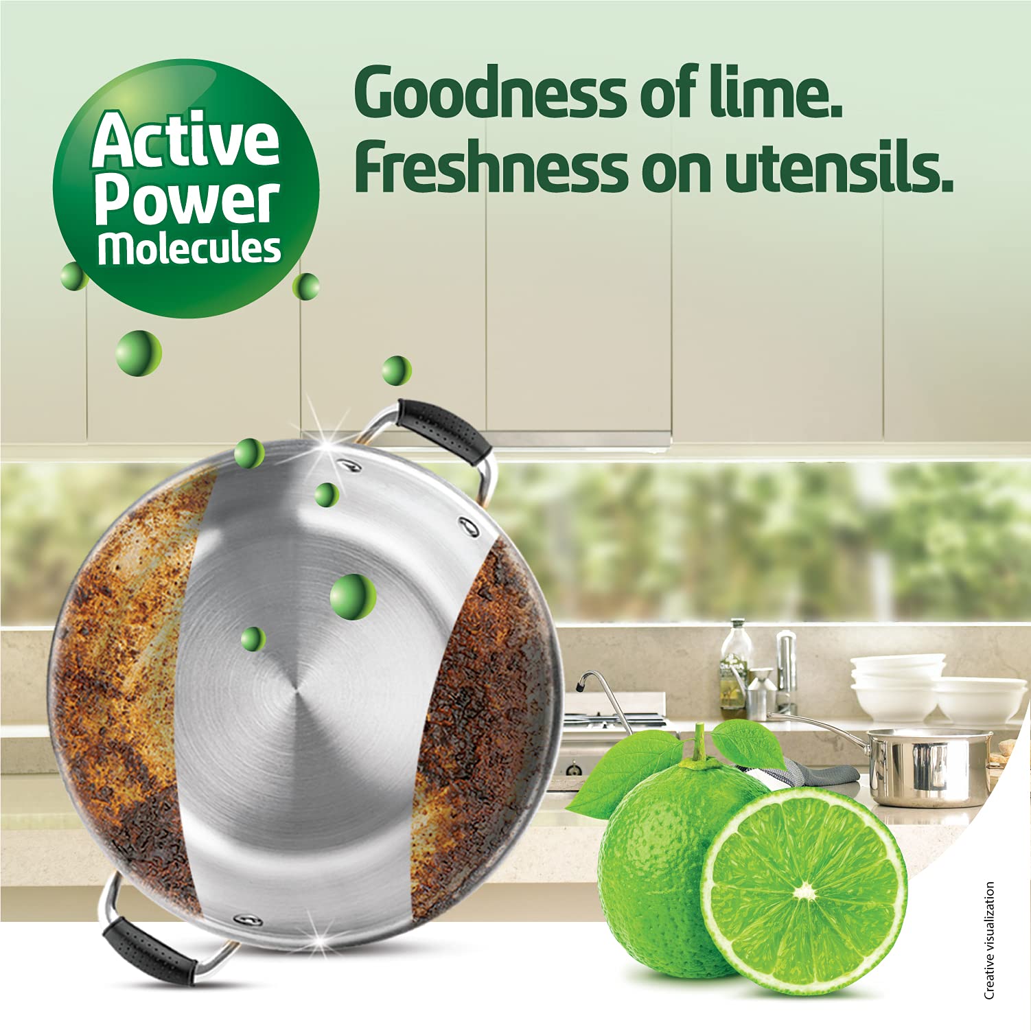 Pril Lime Liquid Dishwashing Gel - 1.5L Pouch | Powerful Grease Cutting Formula with German Technology | Leaves No Residue | Ideal for Pots, Pans & All Kitchen Utensils | Perfect for Daily Dishwashing & Tough Grease Removal