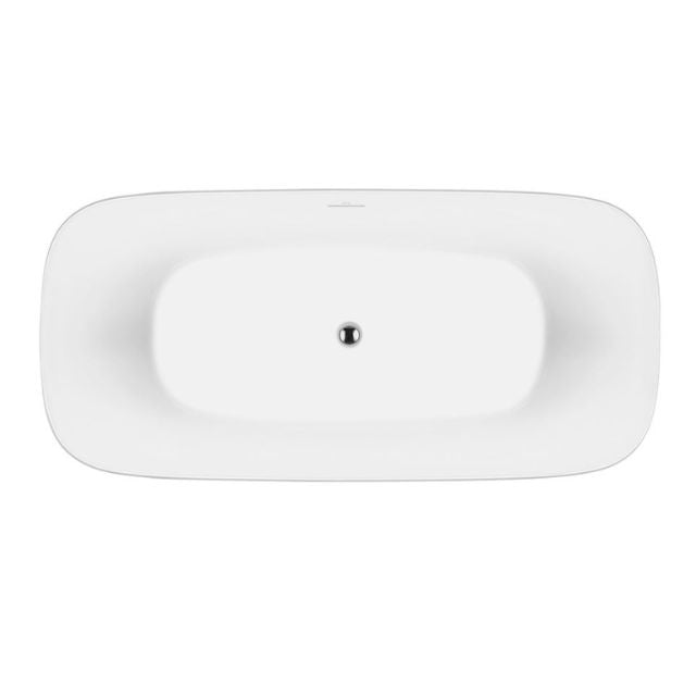 Decina Lola 1700mm Freestanding Bathtub with Overflow - Modern Soaking Tub for Luxury Bathroom Relaxation & Spa Experience