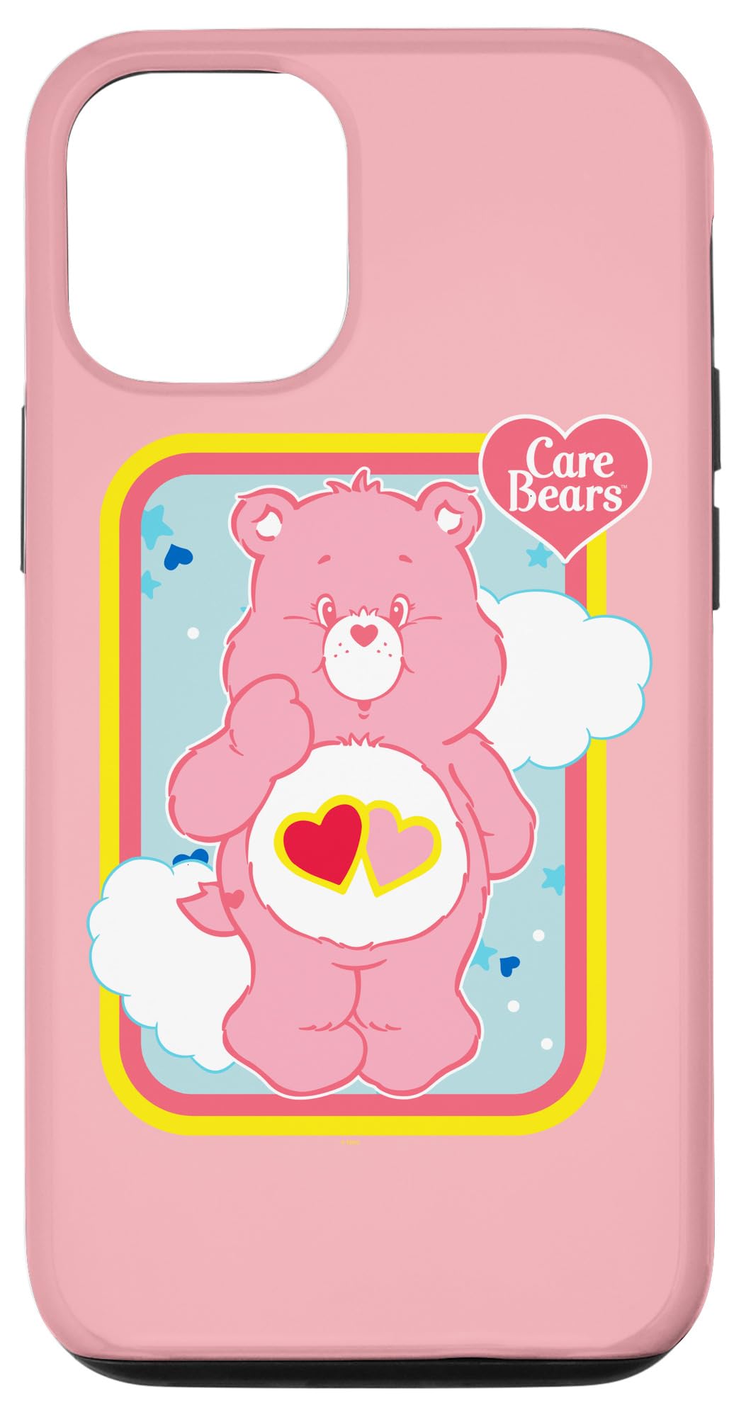 iPhone 12/12 Pro Case with Care Bears Love-a-Lot Bear Design - Cute Protective Phone Cover for Girls, Women | Perfect Gift for Valentine's Day, Birthday, Christmas | Durable Slim Fit Shockproof Case for Everyday Use