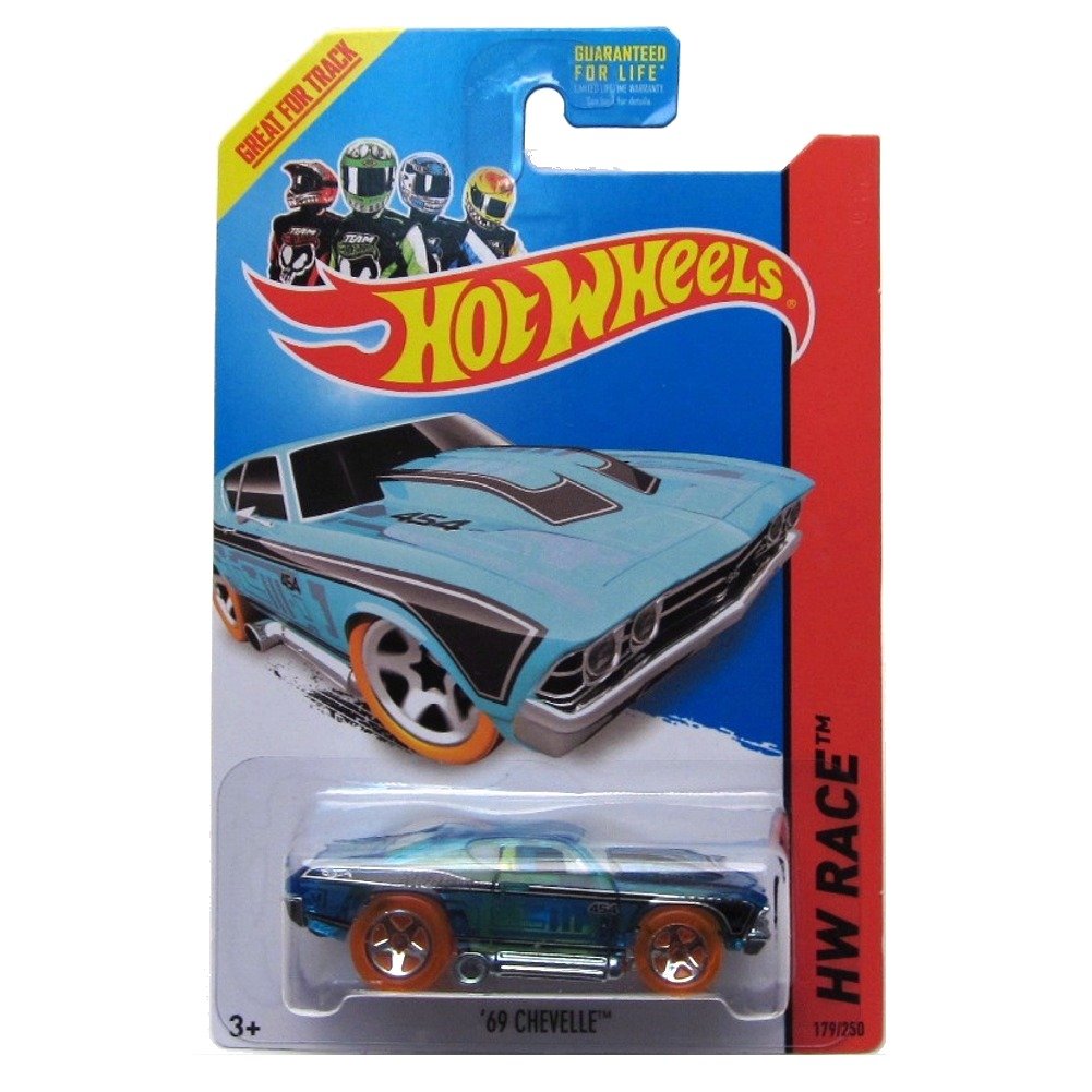 Hot Wheels HW Race 1969 Chevelle Die-Cast Car 1:64 Scale - Collectible Toy Vehicle for Kids & Adults - Perfect for Racing Play, Display & Gift Giving