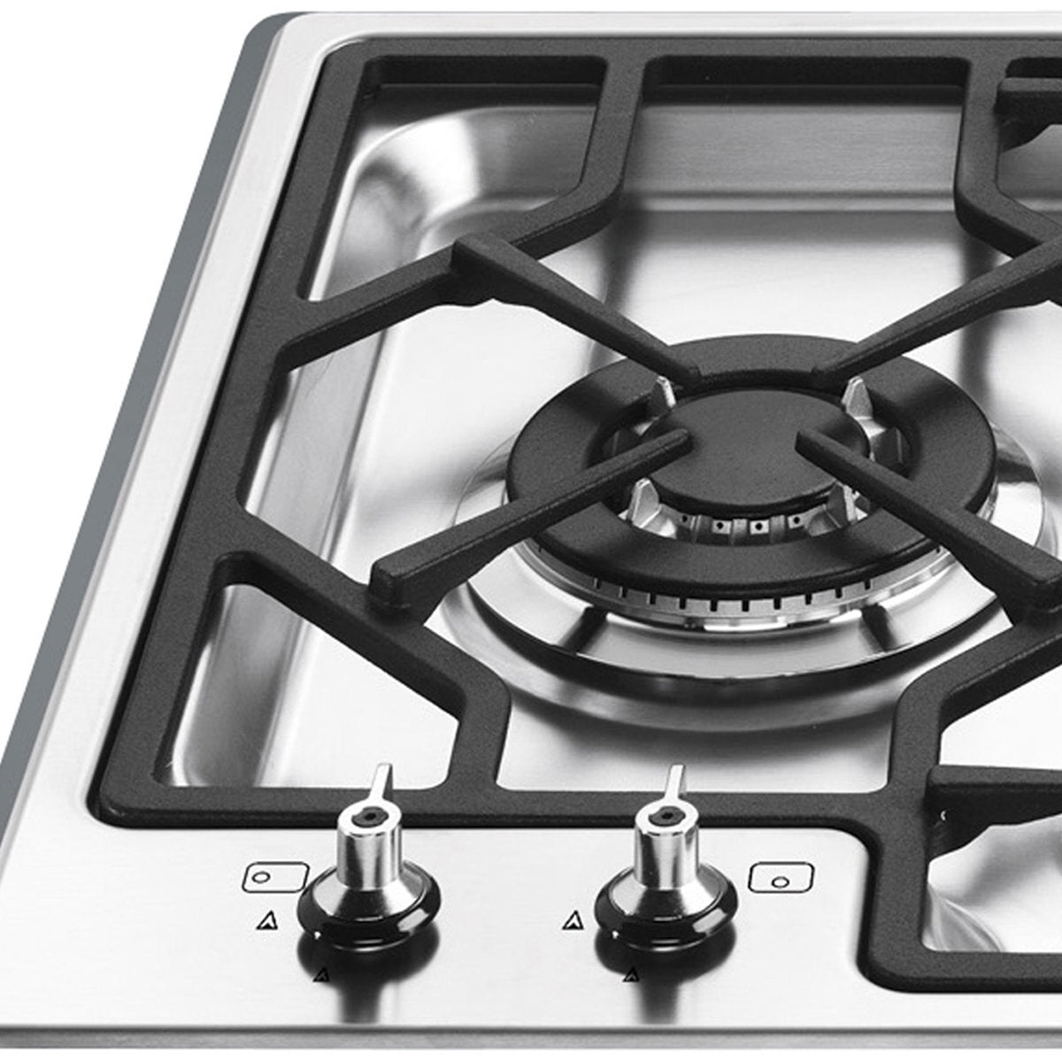 Smeg PGA64 60cm Classic Style Gas Cooktop - 4 Burner Gas Stove for Modern Kitchens | Perfect for Home Cooking, Entertaining & Professional Chefs