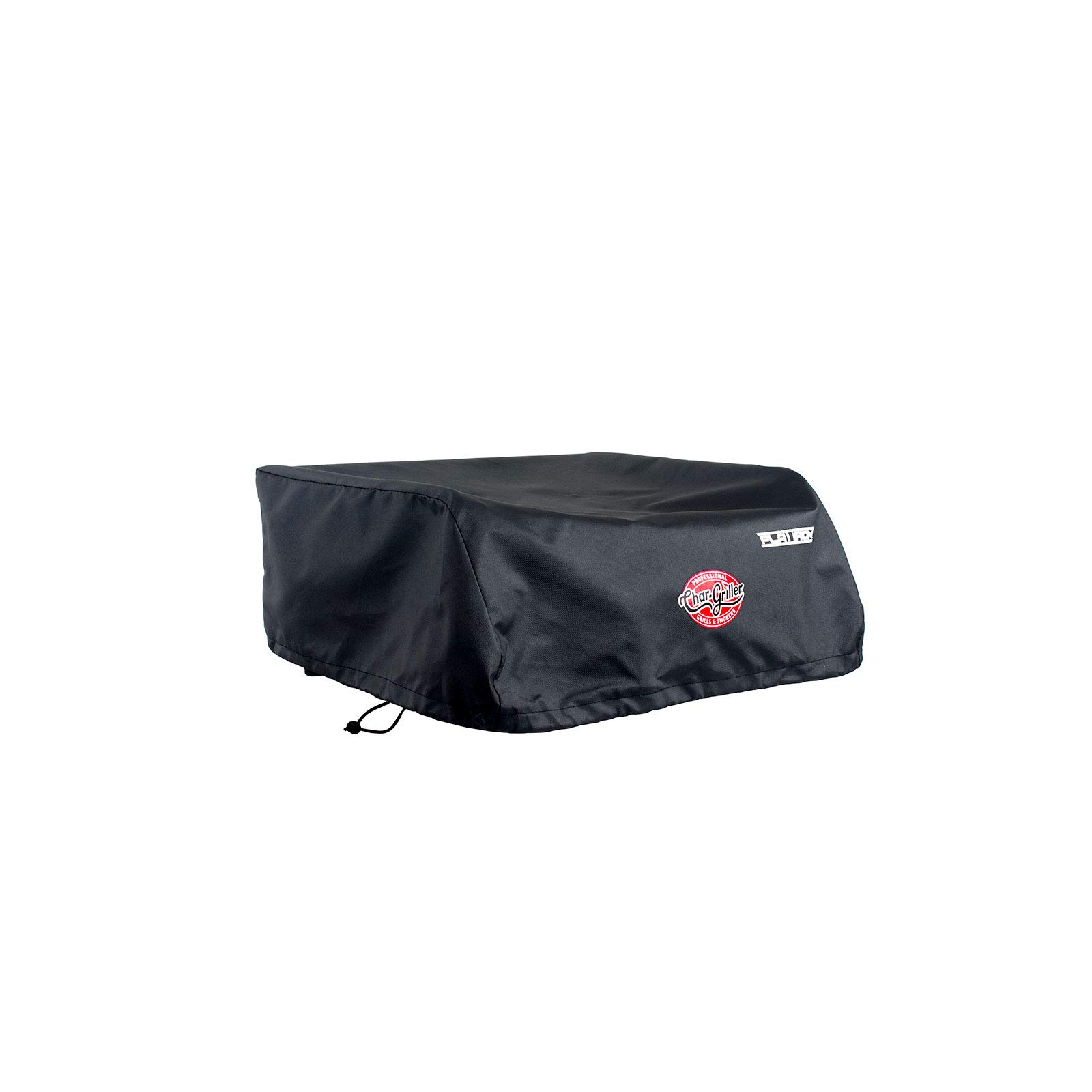 Char-Griller 8275 Portable Griddle Cover - Heavy Duty Black Weatherproof BBQ Grill Cover for Outdoor Cooking, Camping & Backyard Grilling