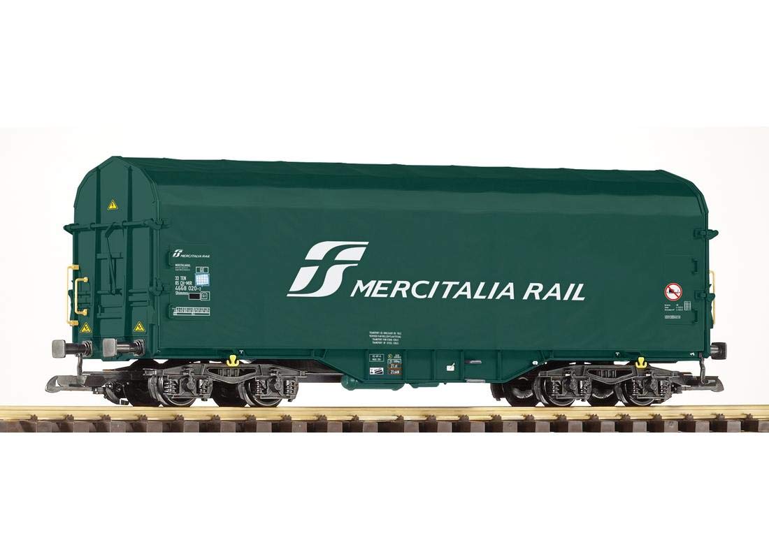 G Scale Mercitalia VI Shimmns Tarp Car Model Train - Realistic Detail for Model Railroad Layouts | Perfect for Train Enthusiasts & Collectors | Great for Dioramas, Displays & Holiday Scenes