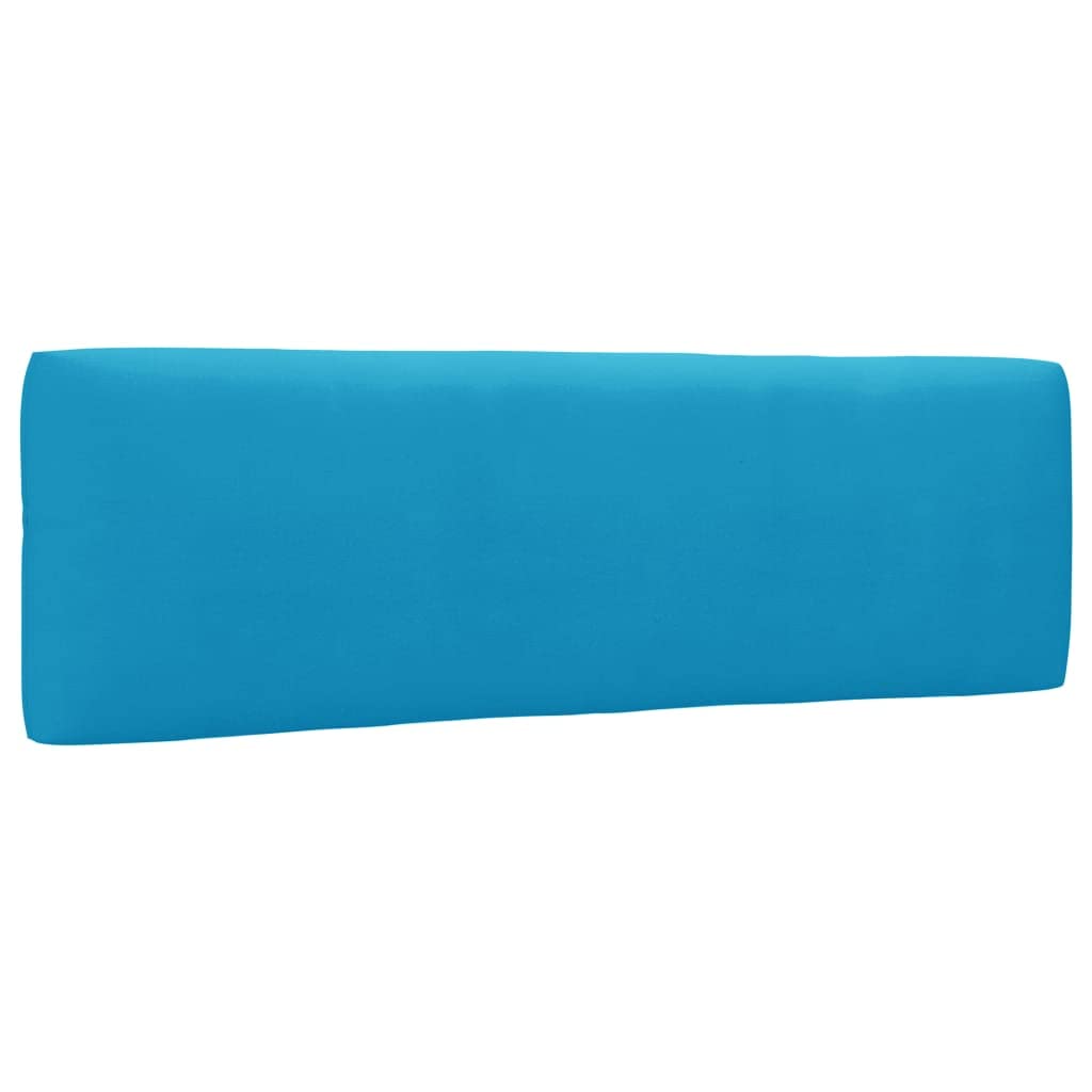 Premium SKM Pallet Sofa Cushions Set of 3 - Soft Blue Water-Resistant Cushions for Outdoor Patio, Garden, and Poolside Lounging