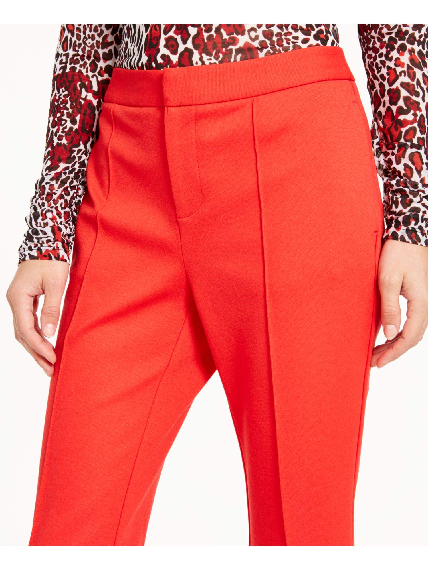 Bar III Women's Cropped Kick Flare Pants - High Waisted Stretch Denim Trousers for Casual & Office Wear | Perfect for Work, Date Night & Everyday Outfits
