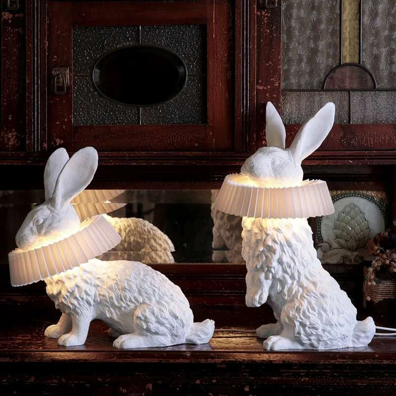 Rabbit X Table Lamp - Modern LED Night Light for Bedroom, Nursery, Kids Room - Soft Glow & Energy Efficient Lighting for Home Decor