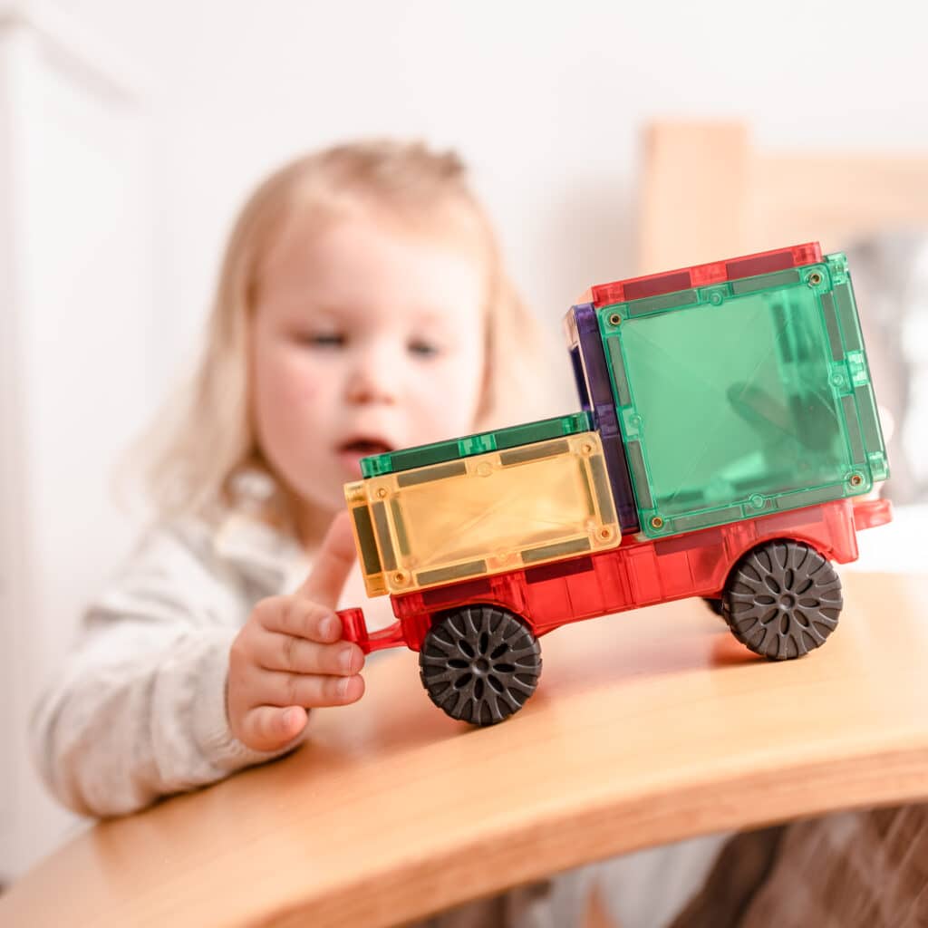 Connetix Magnetic Tiles Rainbow Motion 24 Piece Set - STEM Educational Building Toys for Kids, Perfect for Creative Play & Learning Activities