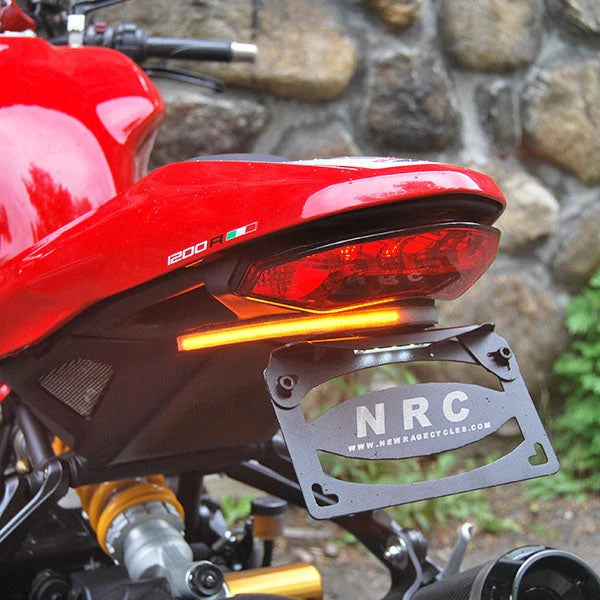 Ducati Monster 1200 R Fender Eliminator Kit for 2016-Present Models - Lightweight Tail Tidy License Plate Relocator for Motorcycle Customization & Street Legal Compliance