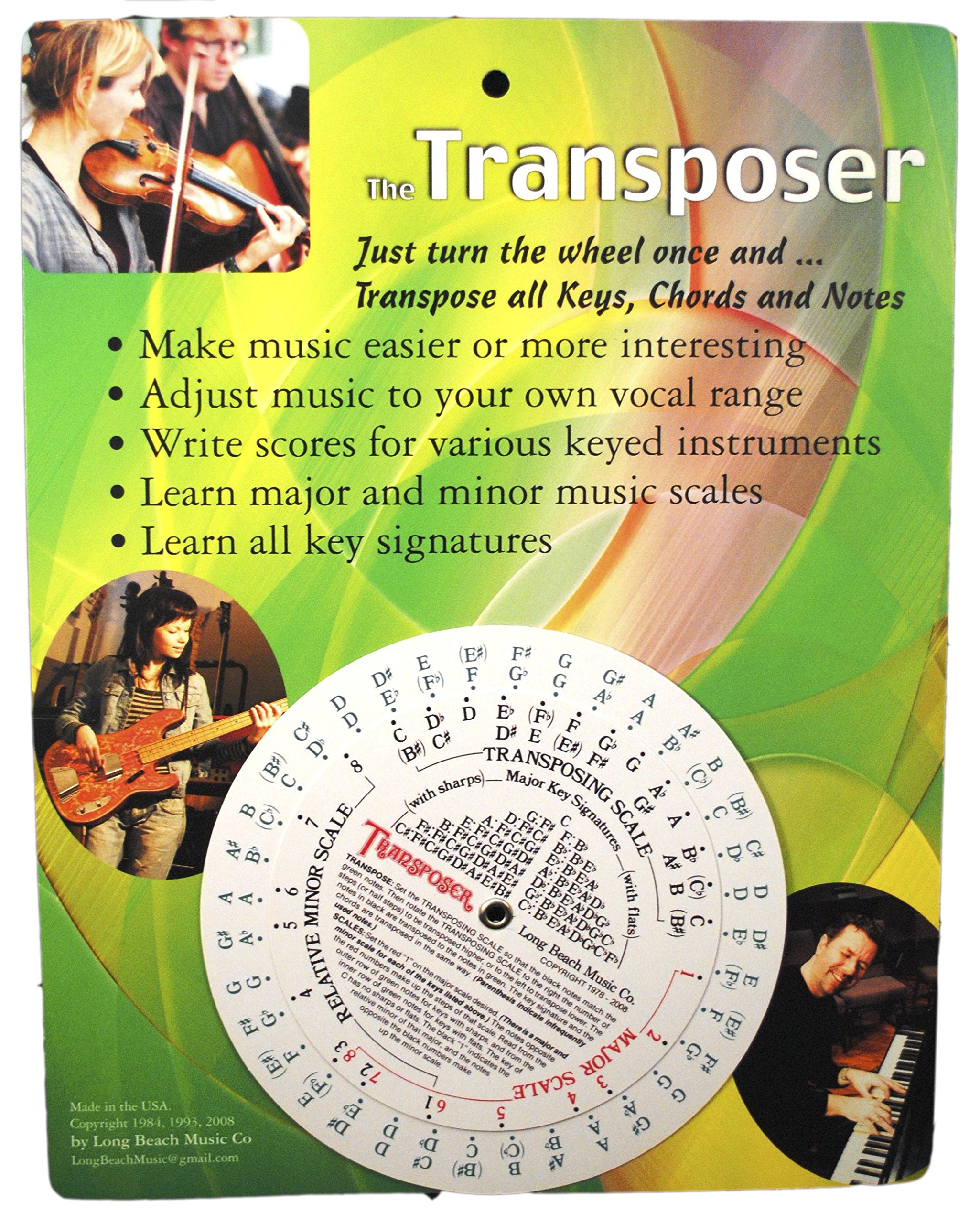 Professional Music Transpose Tool for Notes, Chords & Key Signatures - Perfect for Songwriters, Musicians & Music Teachers