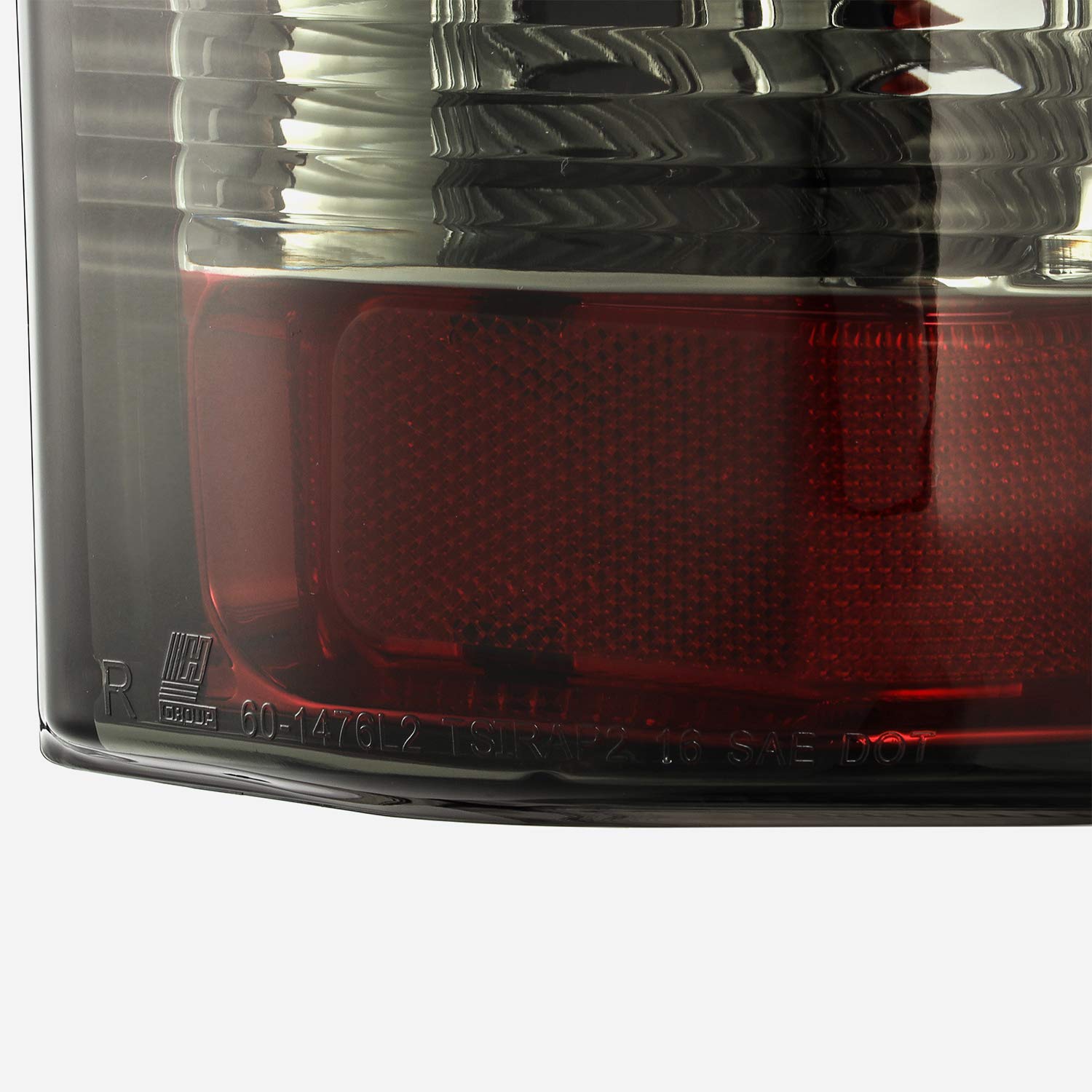 Alpharex PRO-Series LED Tail Lights for 2015-2017 Ford F150 - Red Smoke Lens - Enhanced Visibility & Style - Perfect for Night Driving & Custom Truck Upgrades