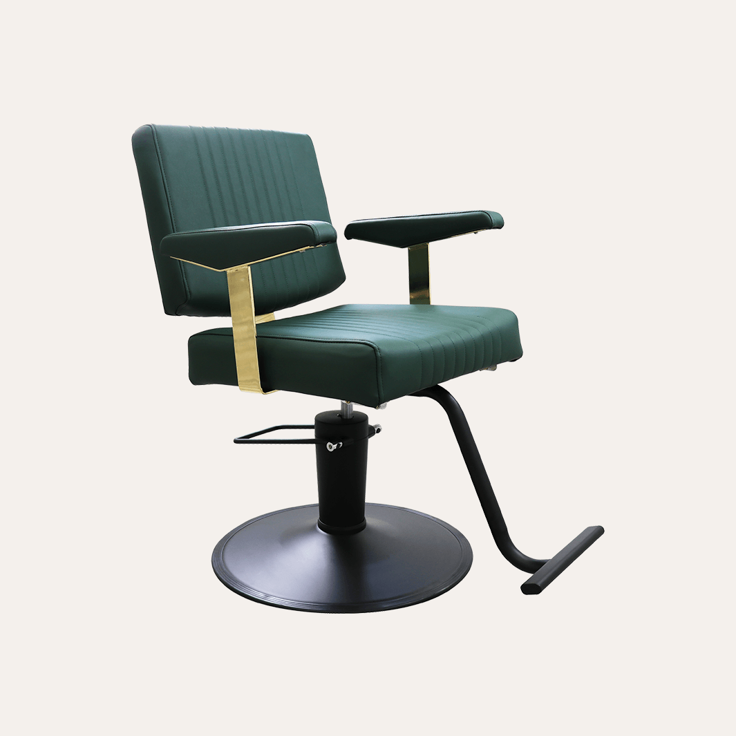 ATHENA Professional Salon Chair - Adjustable Hydraulic Styling Chair for Hairdressers & Barbers - Perfect for Salons, Barber Shops & Home Use