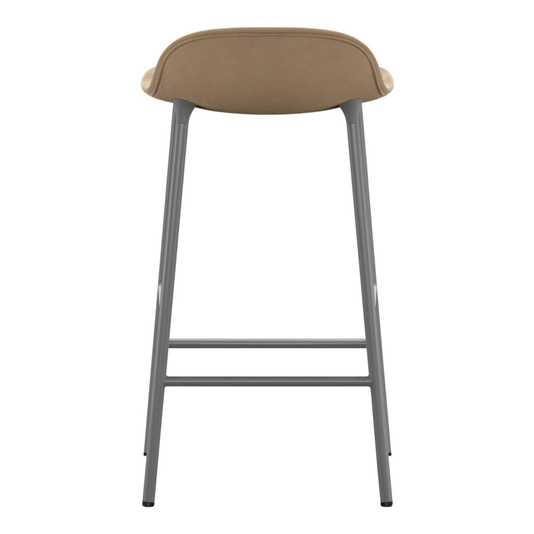 Modern Form Counter Stool with Sturdy Metal Legs & Comfortable Upholstered Seat - Perfect for Kitchen Islands, Breakfast Bars & Home Decor
