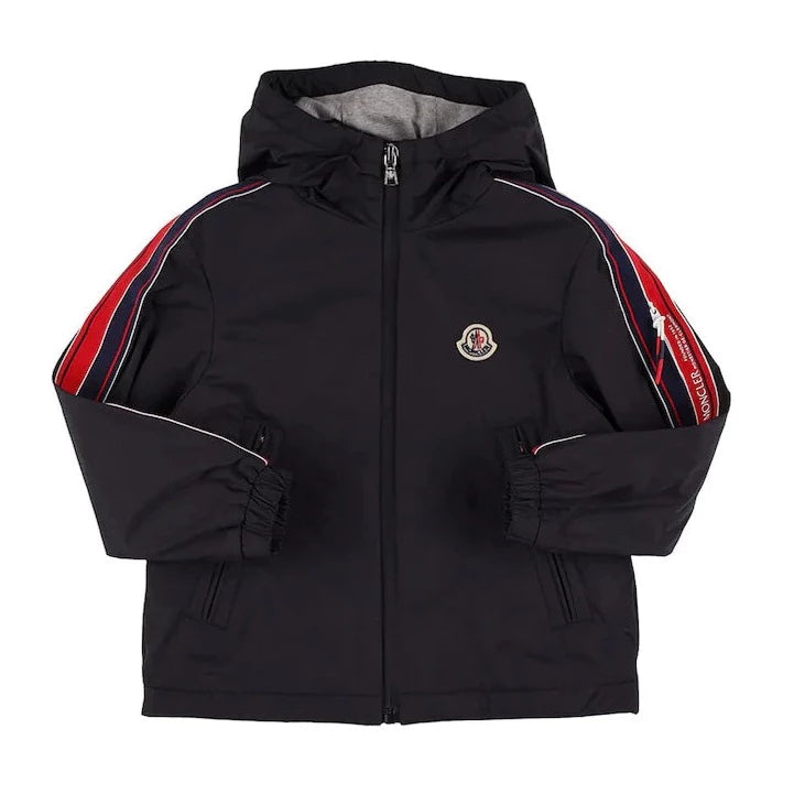 Moncler Kids Black Necker Jacket - Stylish Winter Coat for Boys & Girls - Perfect for School, Outdoor Play & Cold Weather
