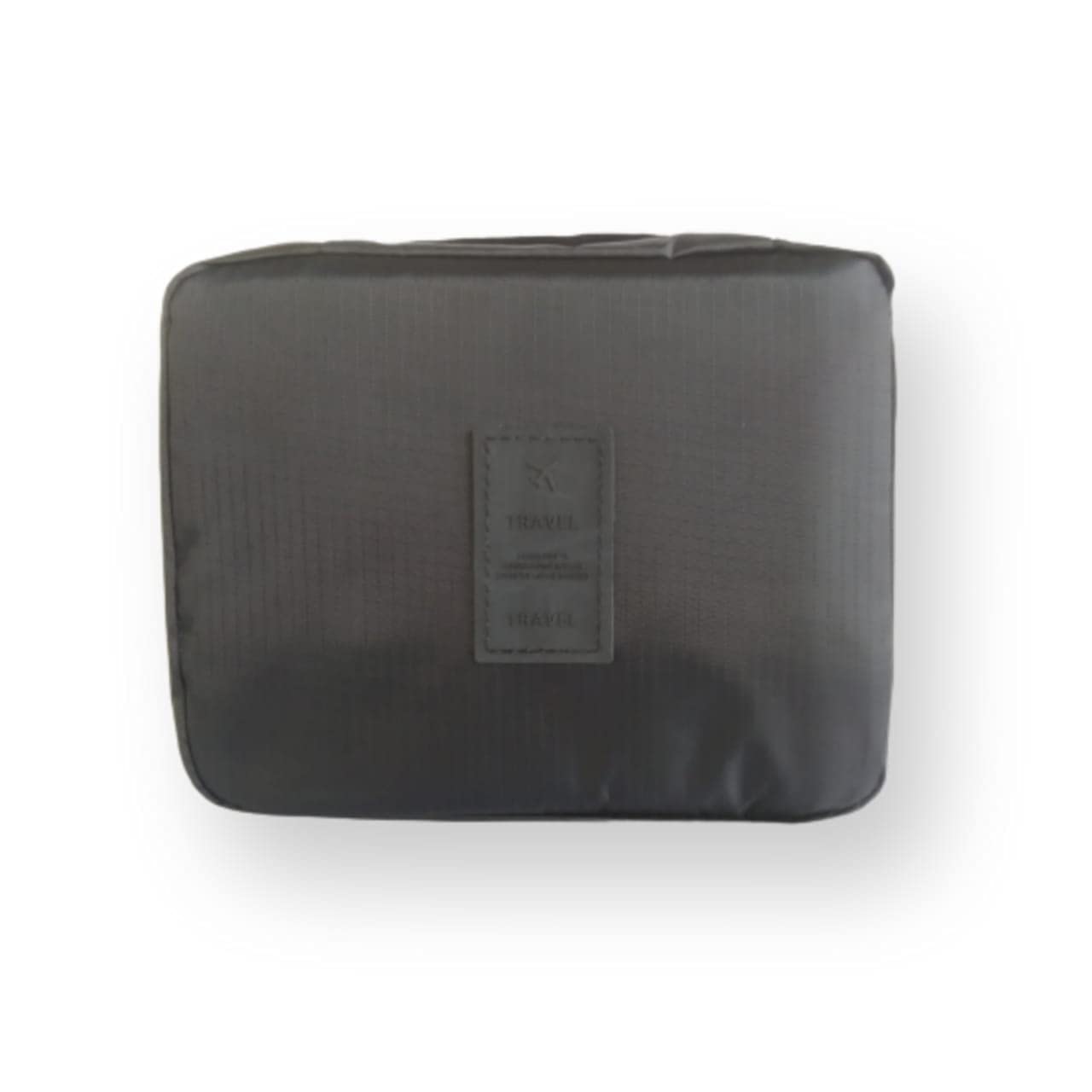 SYGA Travel Cosmetic Bag - Waterproof Makeup Organizer Pouch for Women, Portable Toiletry Bag with Multiple Pockets (Black) - Perfect for Airplane Travel, Gym, Beach & Daily Use