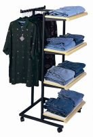 Only Garment Racks Designer 410 Combination Rack - Heavy Duty Clothing Rack with Shelves for Retail Stores, Boutiques & Home Organization