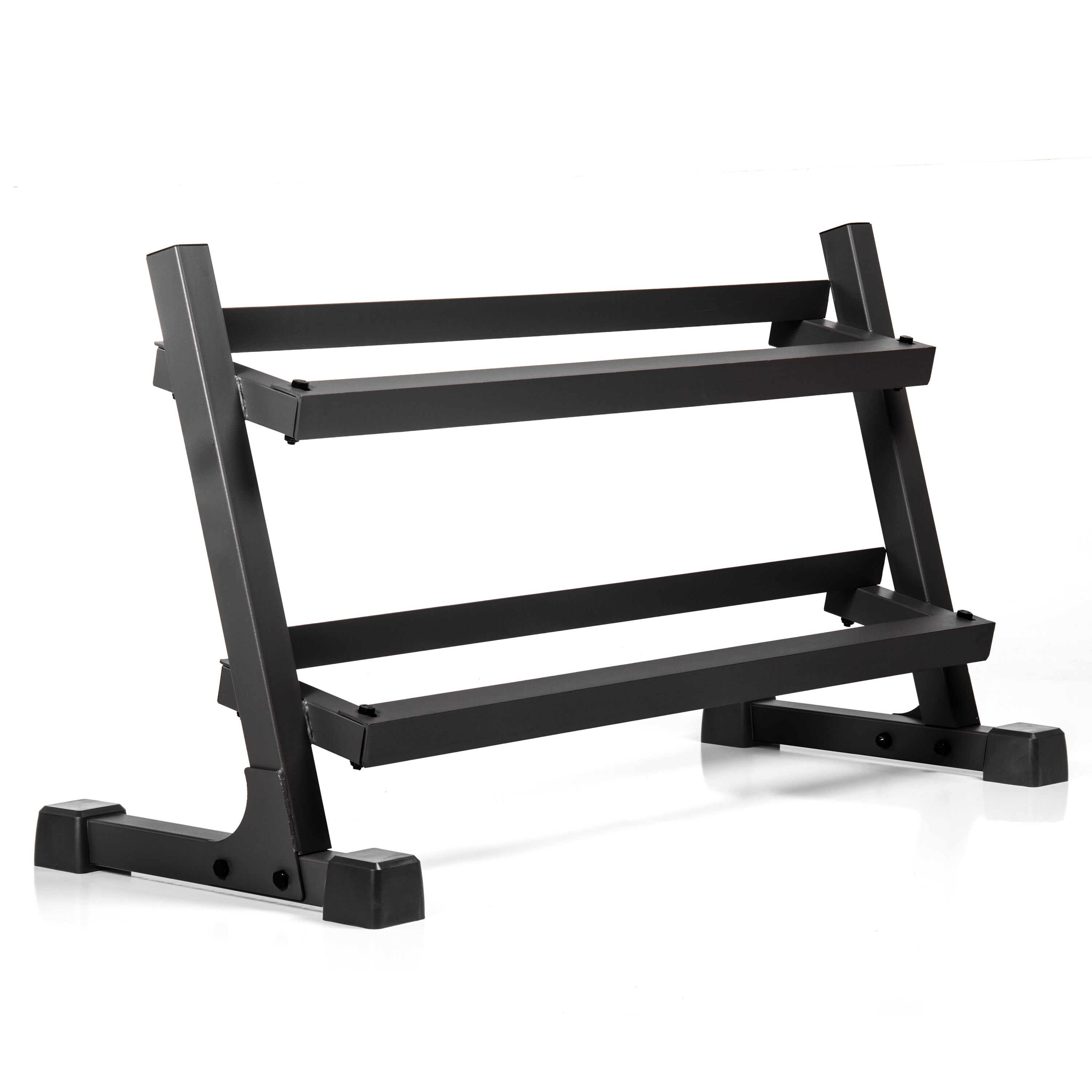 2 Tier Dumbbell Rack - Heavy Duty Dumbbell Organizer for Home Gym, Garage & Fitness Studio - Perfect for Weight Storage and Space Saving