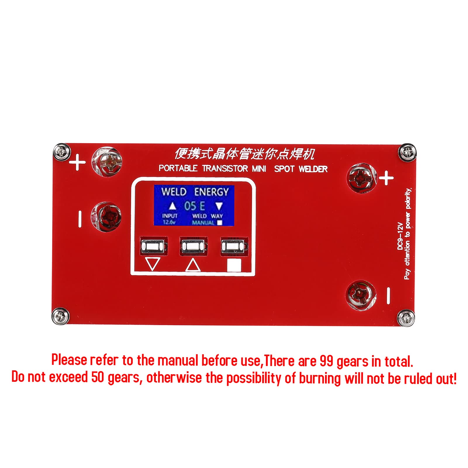 Portable Spot Welder Machine for 18650 Batteries - DIY Mini Welding Tool with Adjustable Power Supply | Ideal for Battery Repair, Jewelry Making & Electronics Projects