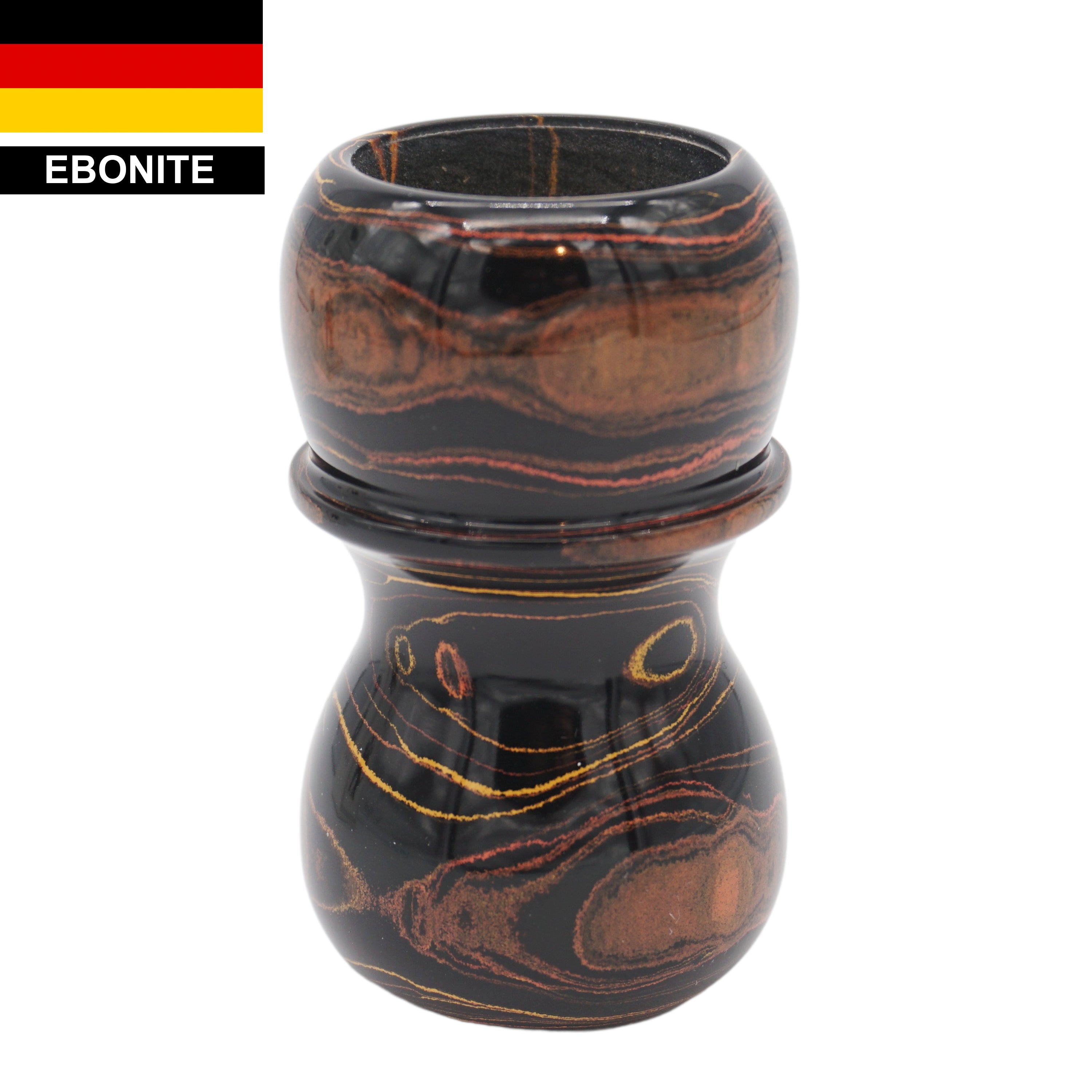Premium Honey Ebonite Handmade Shaving Brush Handle - Fits 24mm & 26mm Knots - Perfect for Wet Shaving & Grooming Gifts for Men