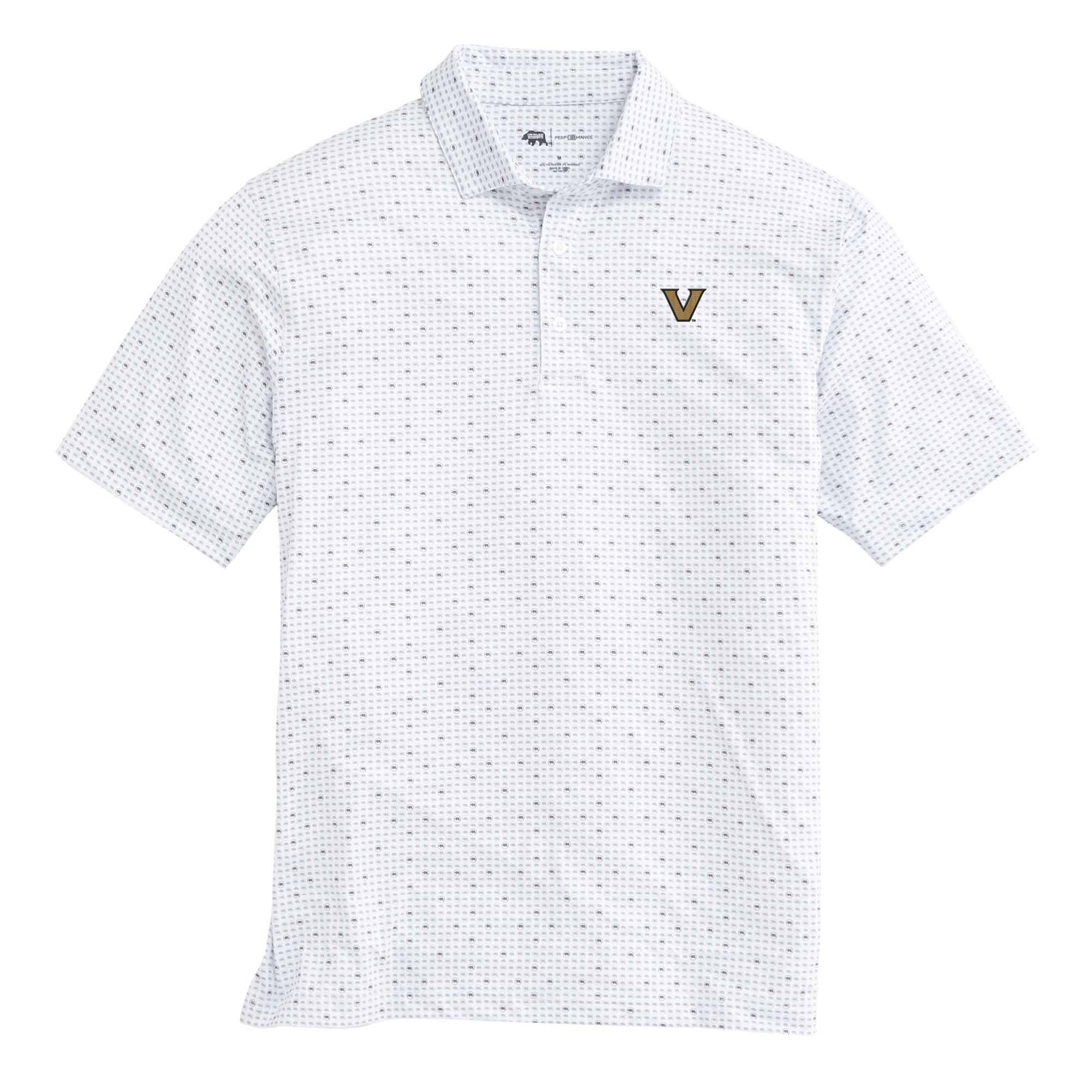 Vanderbilt University Logo Performance Polo Shirt - Moisture Wicking, Breathable & Quick Dry - Perfect for Golf, Tennis & Casual Wear