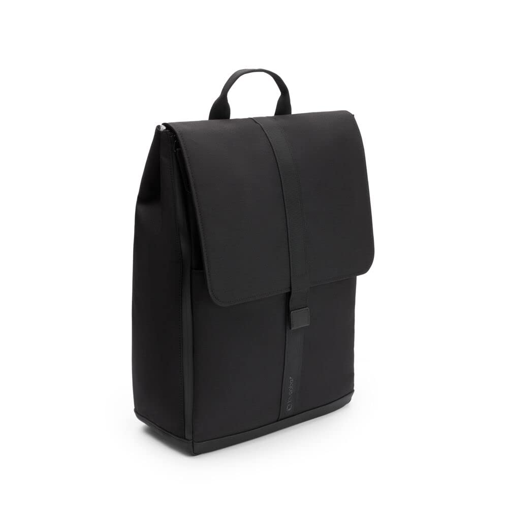 Bugaboo Water-Repellent Changing Backpack with Portable Mat - 100% Recycled Fabrics, Diaper Bag for Parents (Midnight Black) | Perfect for Travel, Daycare & On-the-Go Baby Care