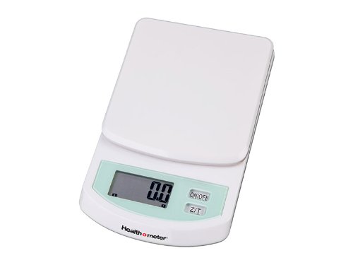 Health o meter Digital Pocket Scale 4 LB/2000G - Portable Mini Scale for Kitchen, Jewelry, Coffee & Postal Use - Accurate White Gram Scale for Food, Herbs & Small Items