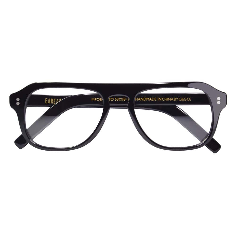 Vintage Aviator Eyeglasses for Men - Kingsmen Style Acetate Frame Clear Lens Glasses MPO848DTO | Perfect for Retro Fashion, Costume Parties & Everyday Wear