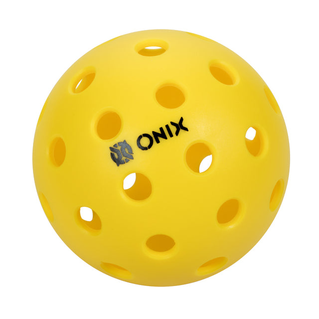 Onix Pure 2 Outdoor Pickleball Balls - Official USBC Approved Tournament Balls for Competitive Play (Yellow) - Perfect for Backyard, Park & Court Games