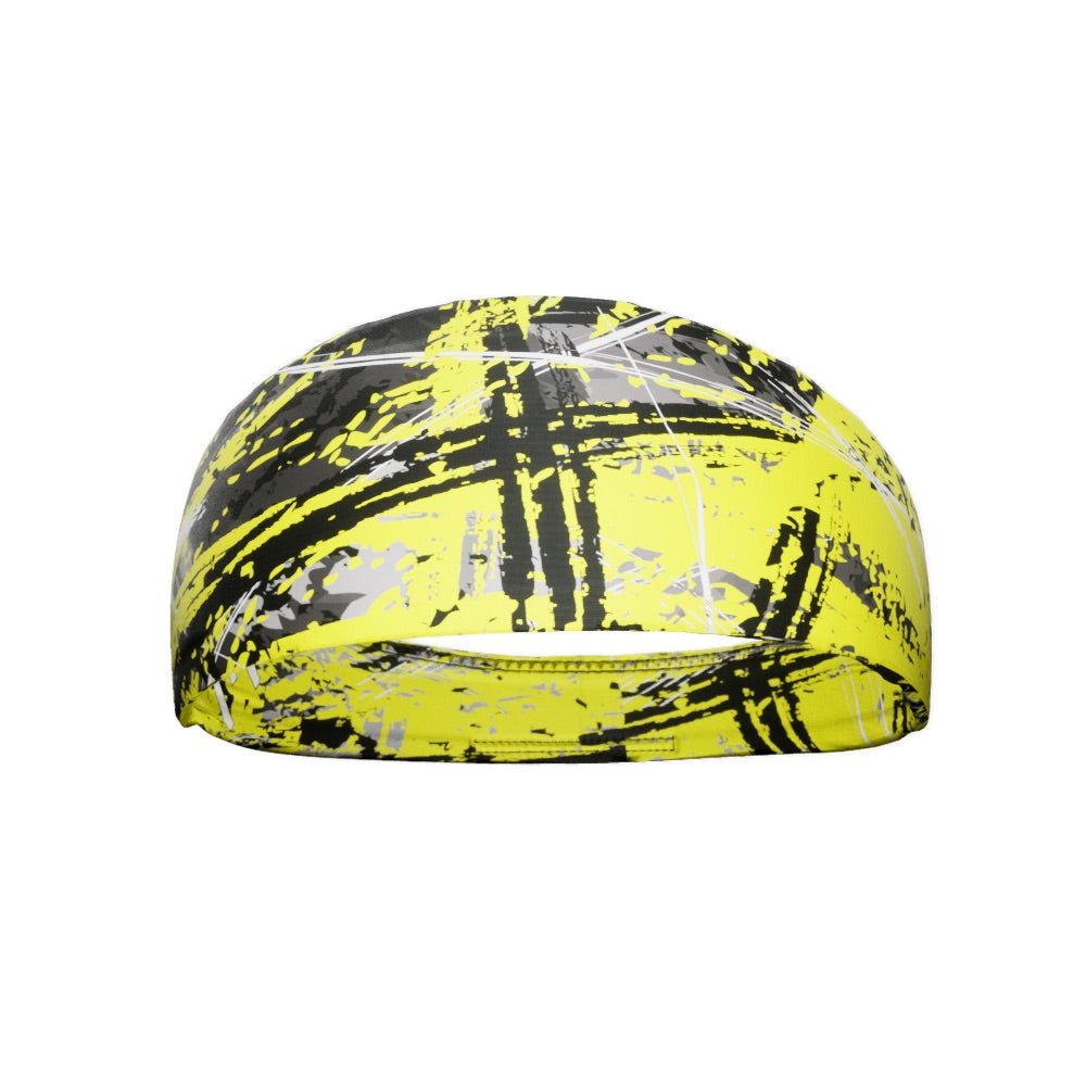 Wicked Yellow Headband for Women & Men - Fashionable Sports & Workout Headband - Sweat-Wicking & Comfortable for Running, Yoga, Gym & Outdoor Activities