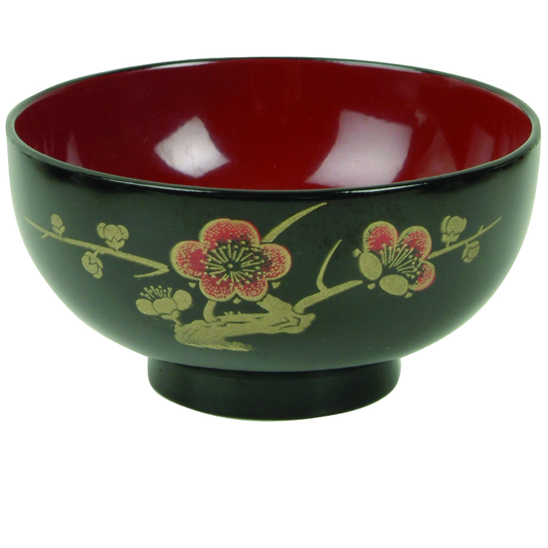 Premium 12-Pack Wooden Miso Soup & Rice Bowls - 4.75