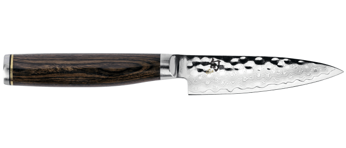 Shun Premiere 4-Inch Paring Knife - Ultra Sharp Japanese Kitchen Knife for Peeling, Slicing & Precision Cutting - Perfect for Fruits, Vegetables & Garnishing