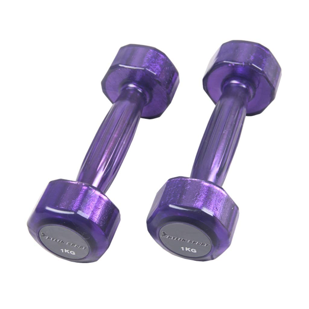 1kg Safety Dumbbells for Kids - Solid Steel Small Hand Weights for Pilates, Fitness & Home Workouts - Perfect for Children's Exercise & Beginner Training