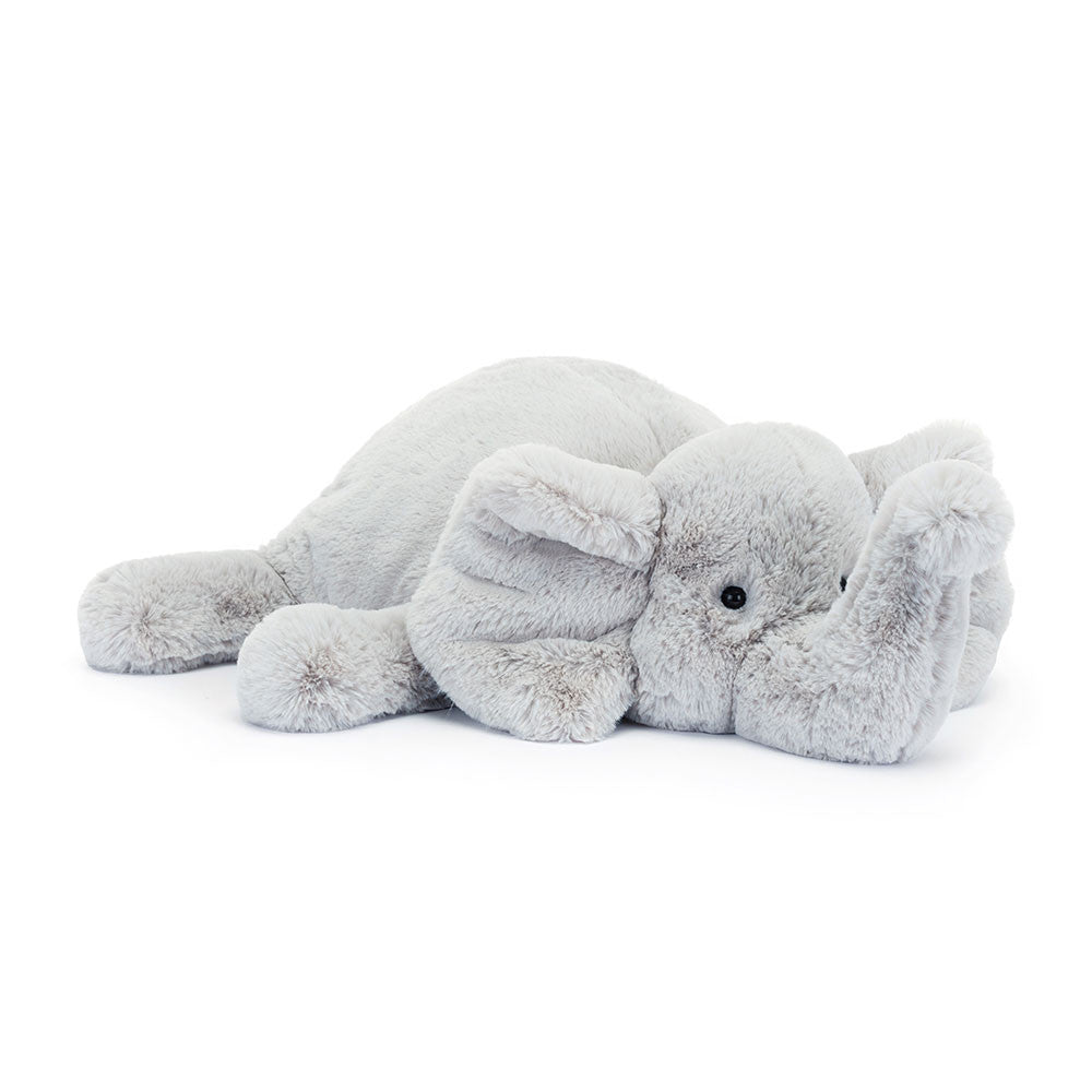 Jellycat Plush Wanderlust Elly Elephant - Ultra Soft Stuffed Animal Toy for Kids & Adults | Perfect for Cuddling, Gifts, Nursery Decor & Travel Comfort