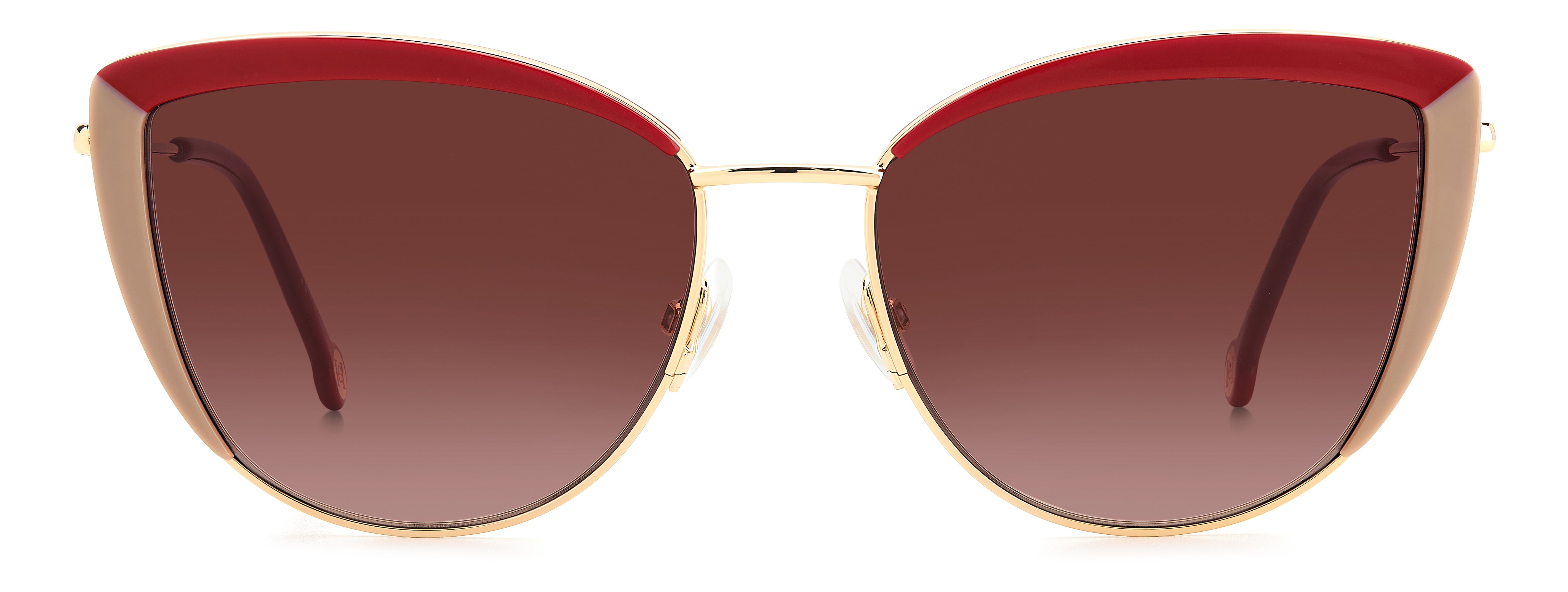 Carolina Herrera HER 0112/S Women's Luxury Sunglasses - UV Protection & Polarized Lenses for Driving, Beach & Outdoor Activities