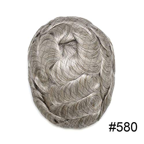 #580 5# MEDIUM LIGHT BROWN WITH 80% SYNTHETIC GREY-100% medium light to medium density