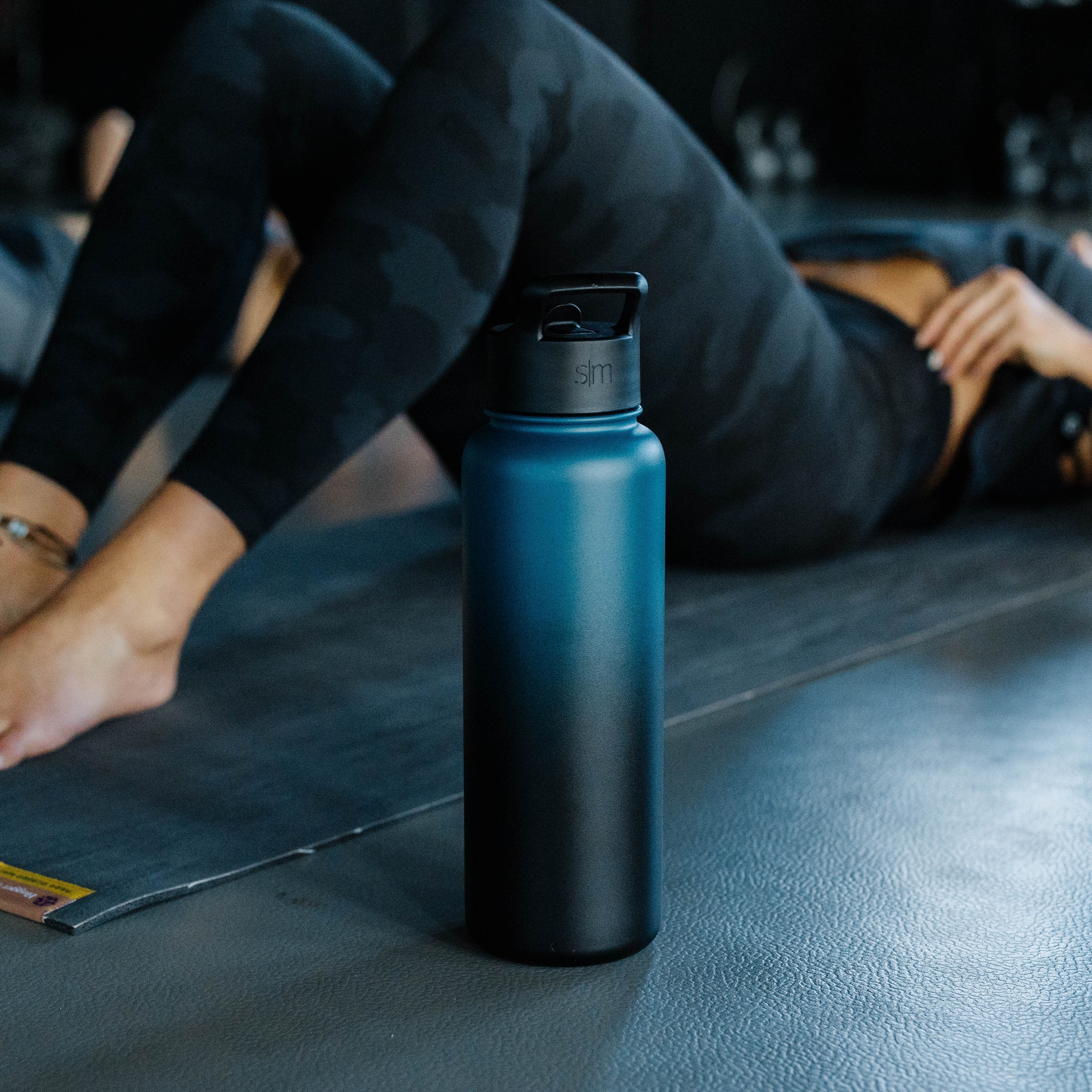 Summit Insulated Water Bottle with 3 Lids - Straw, Chug & Handle | Leakproof Stainless Steel Thermos for Gym, Hiking & Outdoor Activities