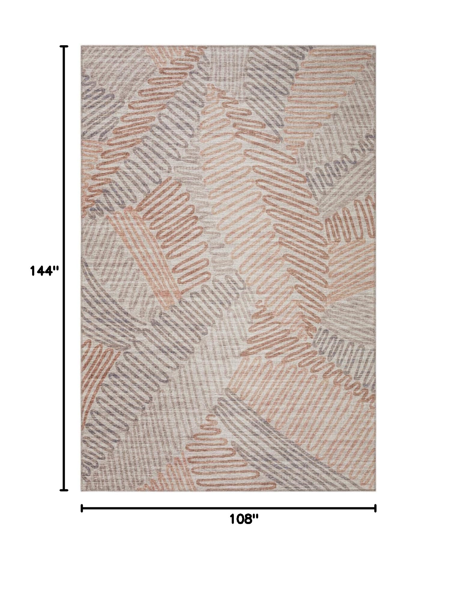 Addison Rugs Yuma AYU41 Mocha 9' x 12' Area Rug - Soft & Durable Living Room Carpet for Home Decor, Bedroom, Office