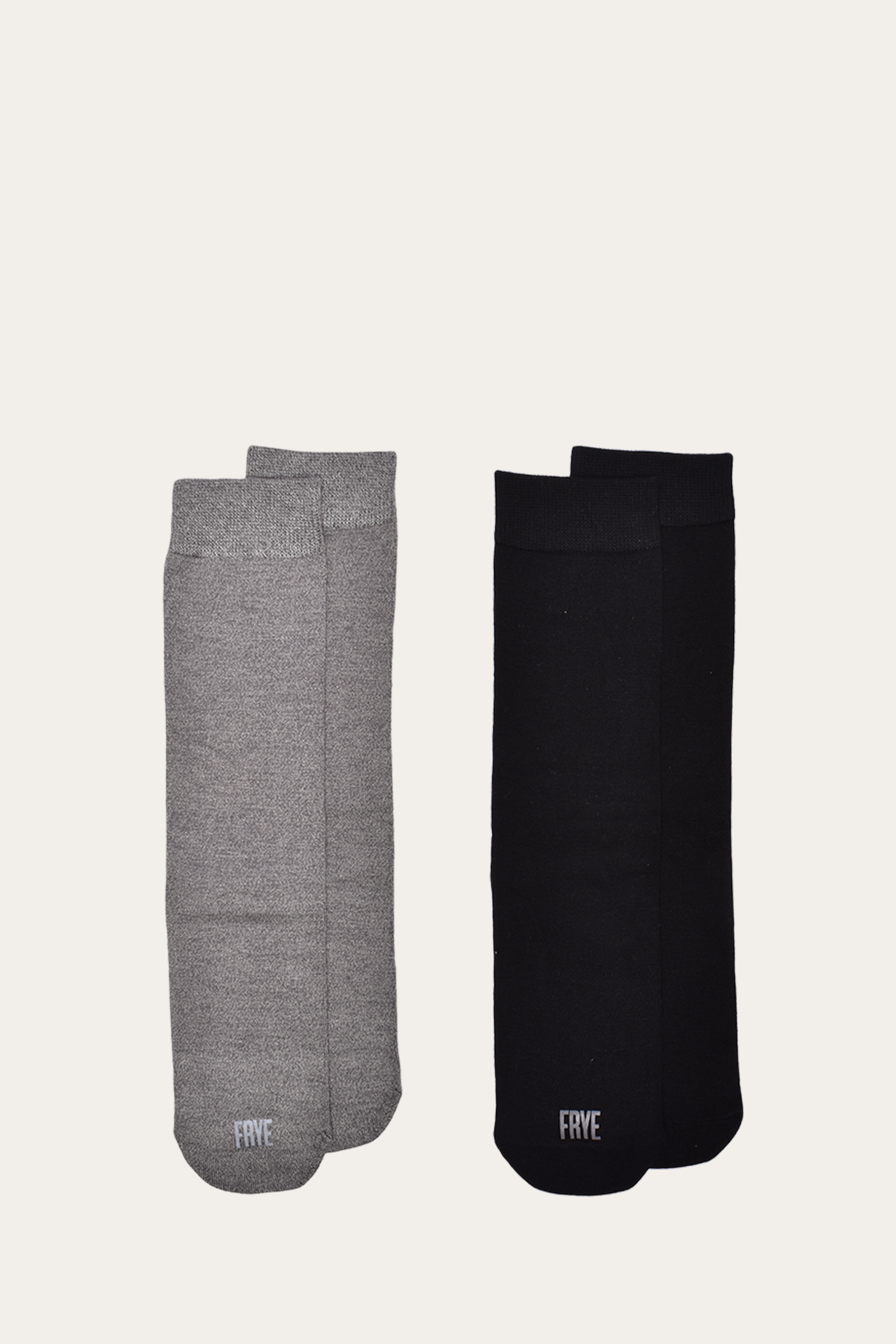 Bamboo Boot Socks 2 Pack - Soft & Breathable Crew Socks for Men & Women - Ash Gray - Perfect for Hiking, Work Boots & Cold Weather Comfort