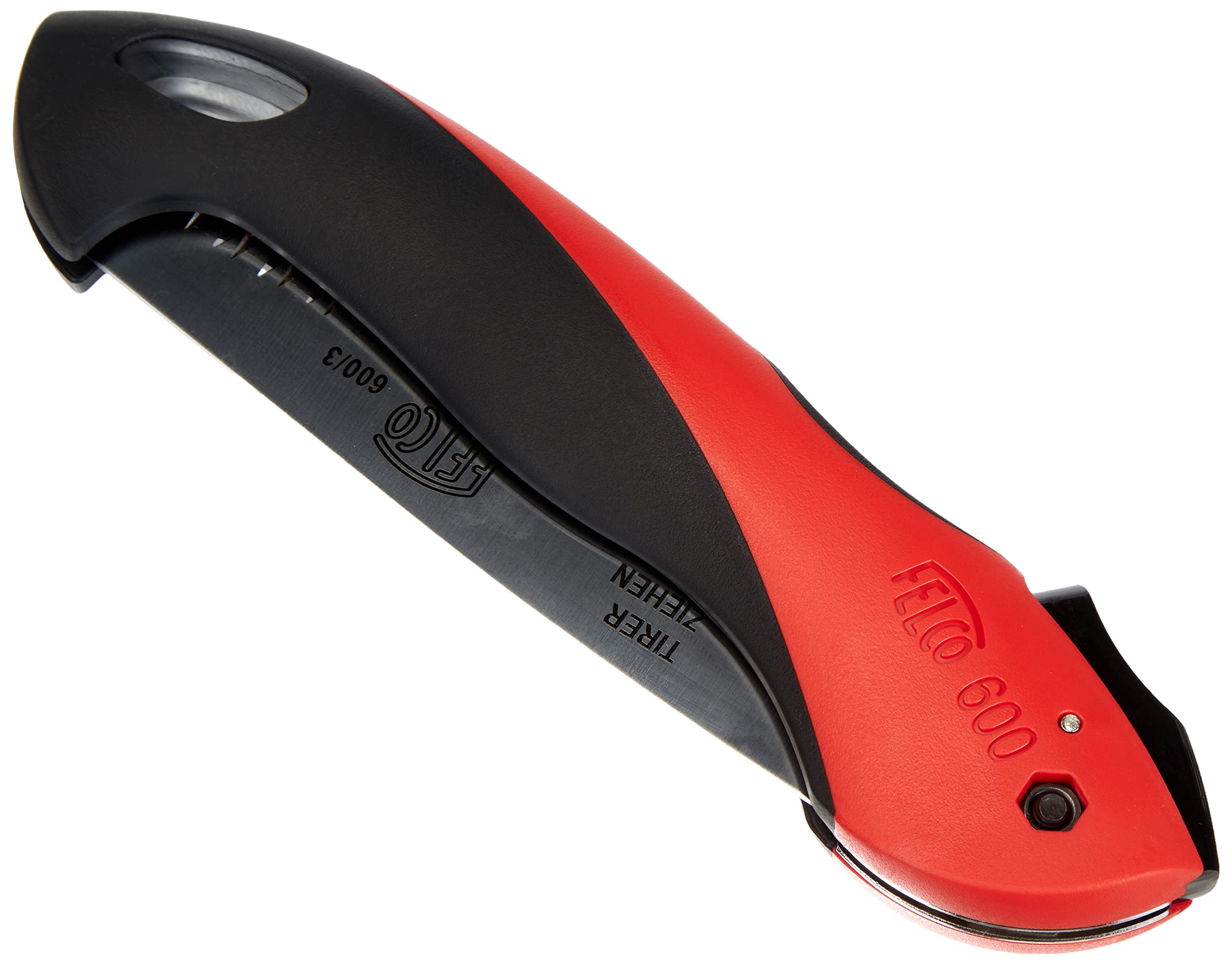 FELCO No. 600 Folding Pruning Saw with 16cm Blade - Compact & Durable for Gardening, Camping & Outdoor Activities | Red Color