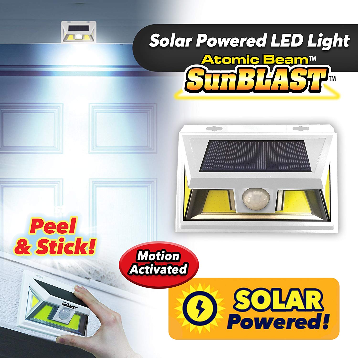 Atomic Beam Sunblast - High-Powered LED Flashlight with Long Battery Life - Perfect for Camping, Hiking, and Emergency Preparedness