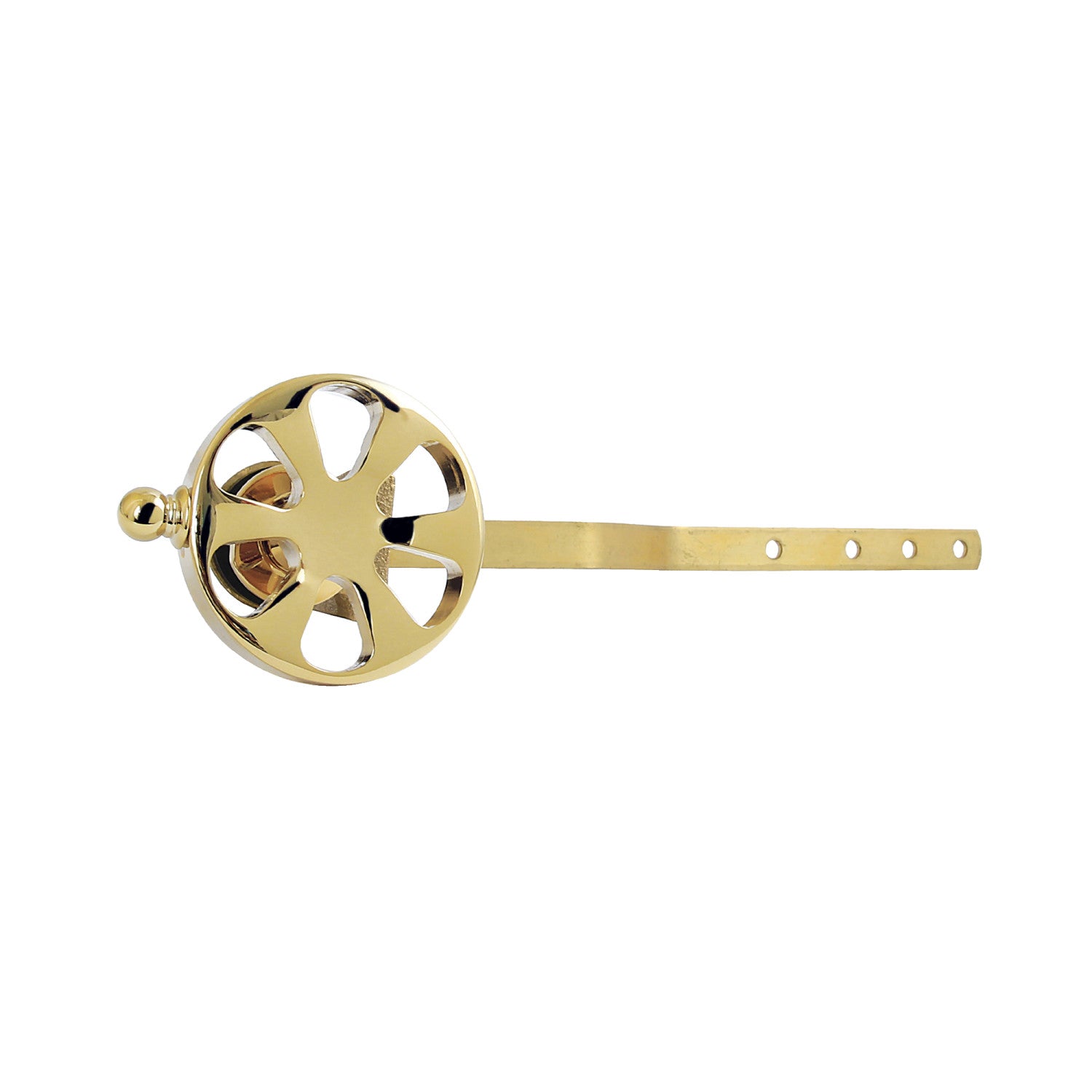 Belknap KTRX2 Front Mount Toilet Tank Lever - Polished Brass Replacement Handle for Toilet Flush - Durable Metal Construction for Bathroom & Restroom Upgrades