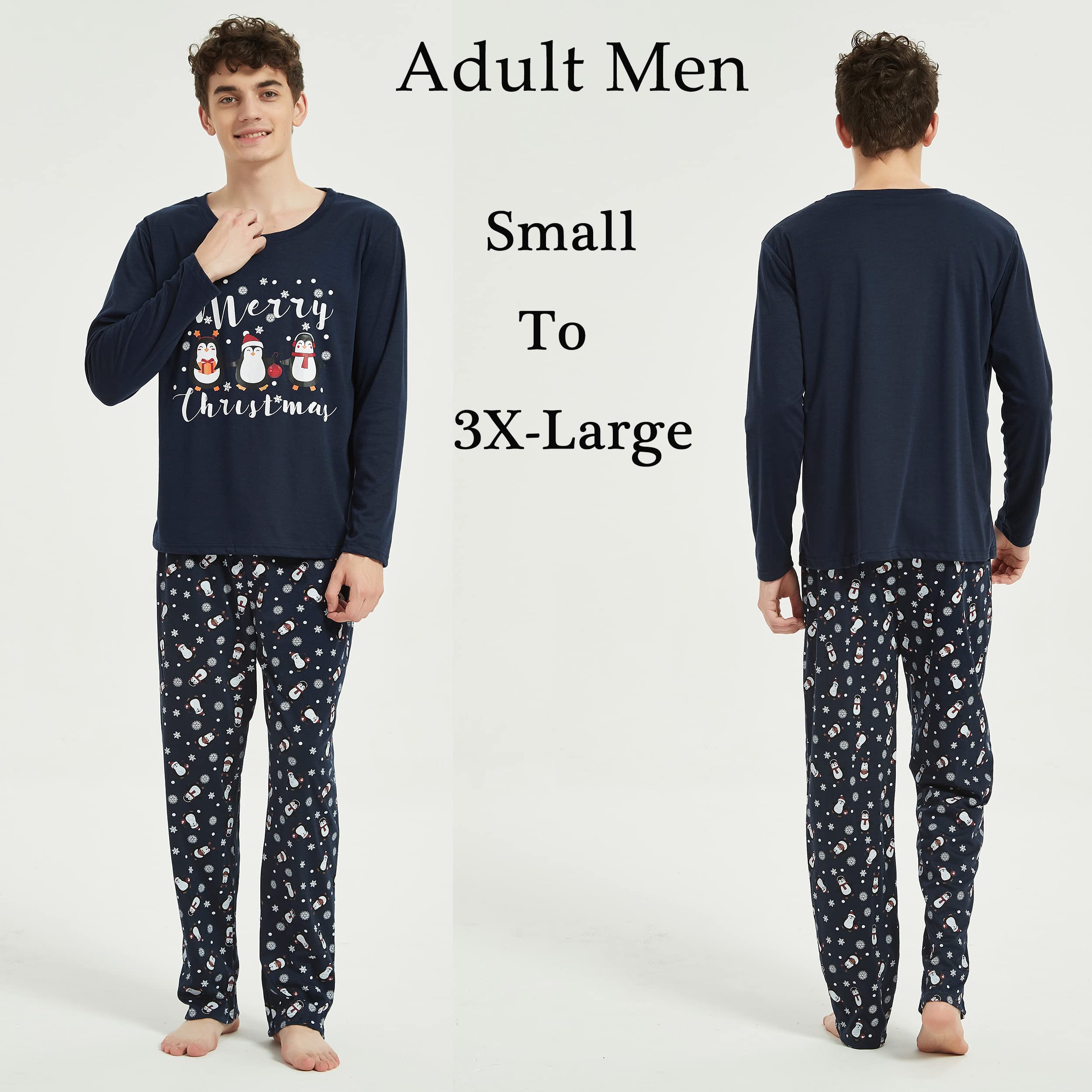 Vozanet Santa Pajama Set - Family Matching Christmas Sleepwear for Men, Women & Kids | Holiday Cozy Outfit