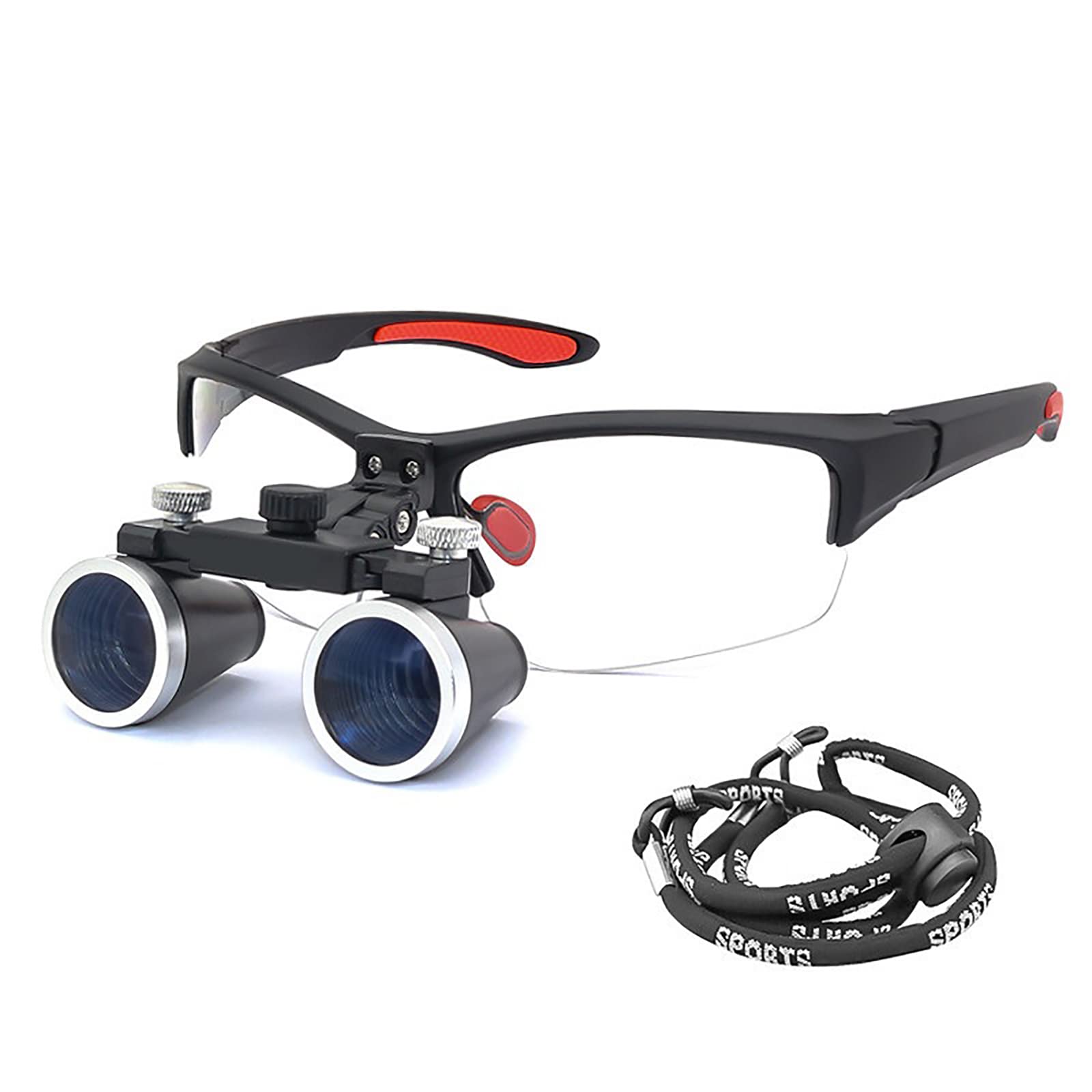 3.5x Dental Loupes for Dentists - Head-Mounted Surgical Binocular Magnifying Glasses for Dental Procedures, Lab Work, Jewelry Making & Hobby Reading
