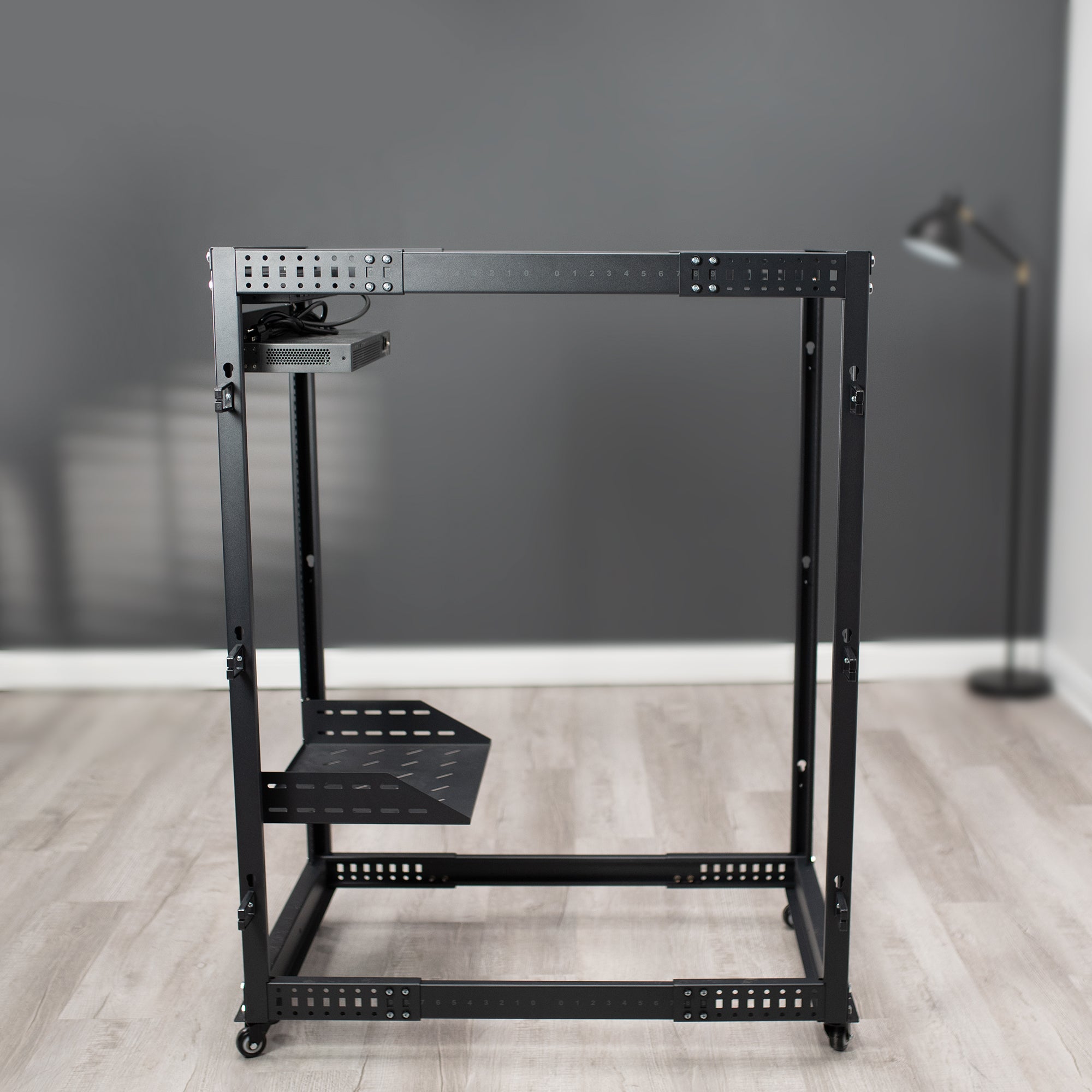Freestanding Open Frame Server Rack - Heavy Duty 19