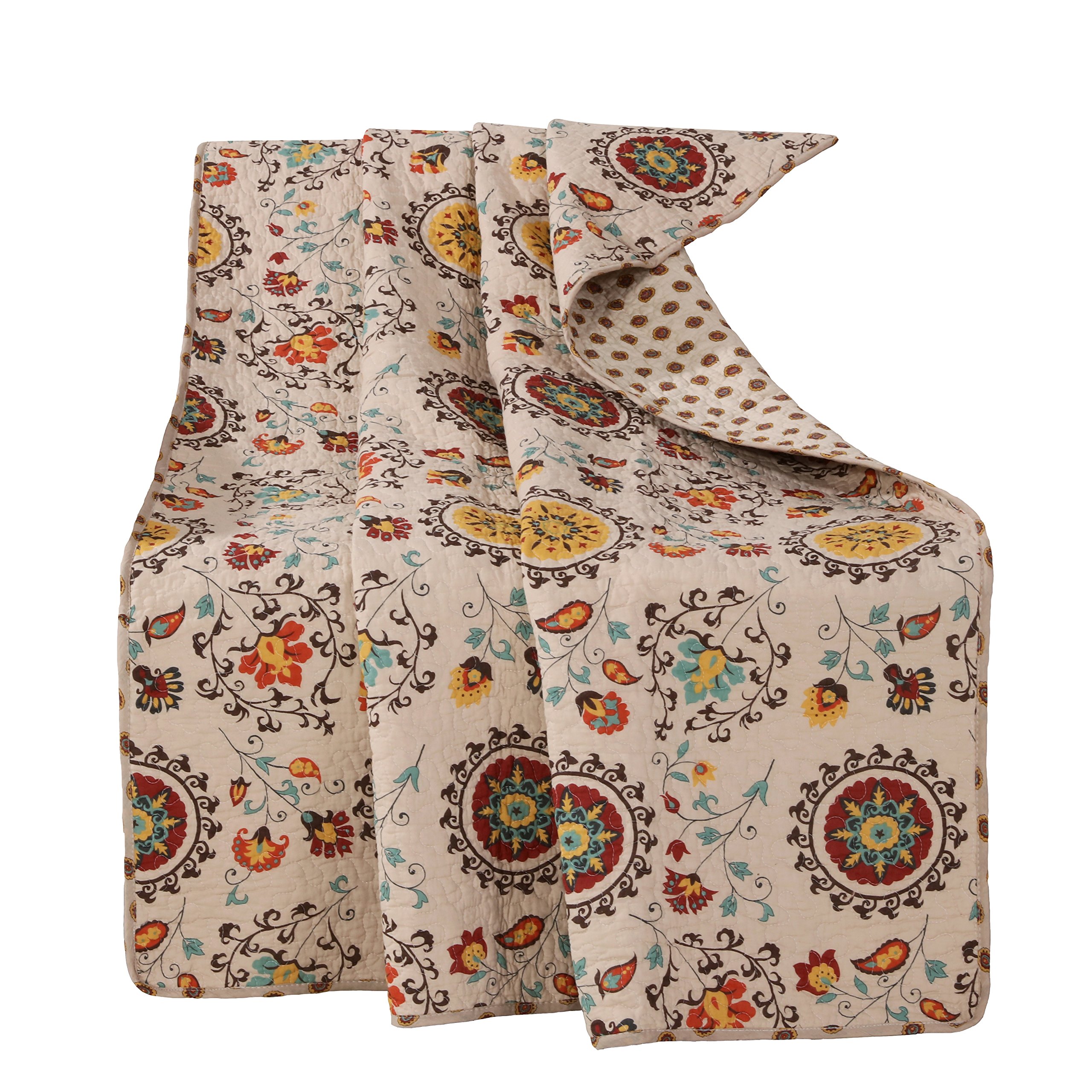 Greenland Home Andorra Soft Taupe Throw Blanket - Cozy Fleece Blanket for Couch, Bed & Travel - Perfect for Winter, Gifts & Home Decor