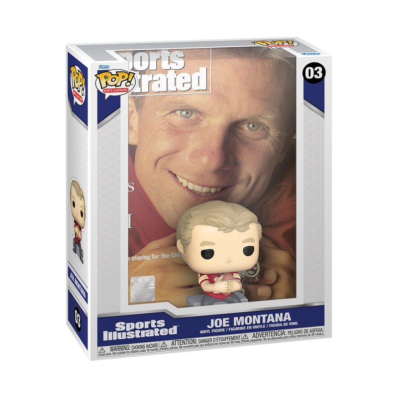 Joe Montana Funko Pop Vinyl Figure - NFL Legend Collectible - Sports Illustrated Exclusive - Perfect for Football Fans & Collectors - Display in Home, Office, or Man Cave