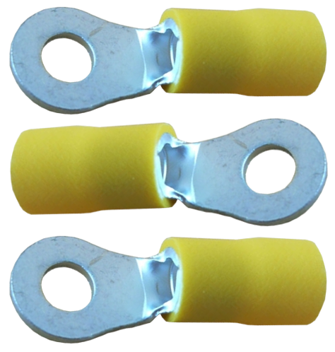 Premium PM V1905QT #10 Vinyl Rings - Pack of 3 - Durable Plastic Fasteners for Documents, Crafts & Office Organization