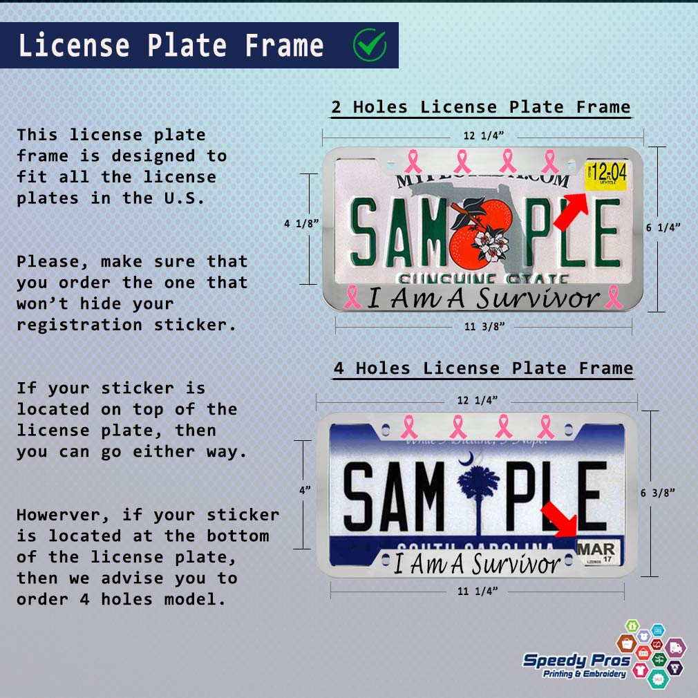 Funny Nurse License Plate Frame - 'Be Nice to Me I Might Be Your Nurse Someday' Car Tag Holder - Perfect for Medical Professionals & Nursing Students