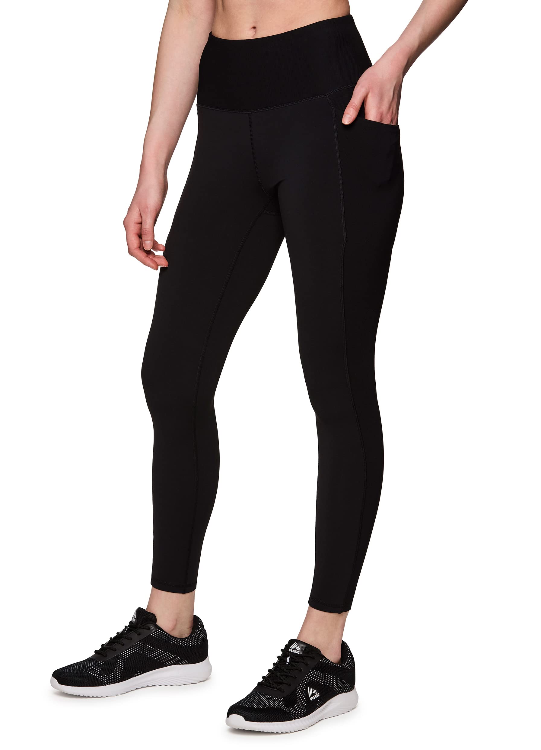 RBX Active High Waisted Squat Proof Yoga Pants for Women with Pockets - Perfect for Workouts, Running & Gym
