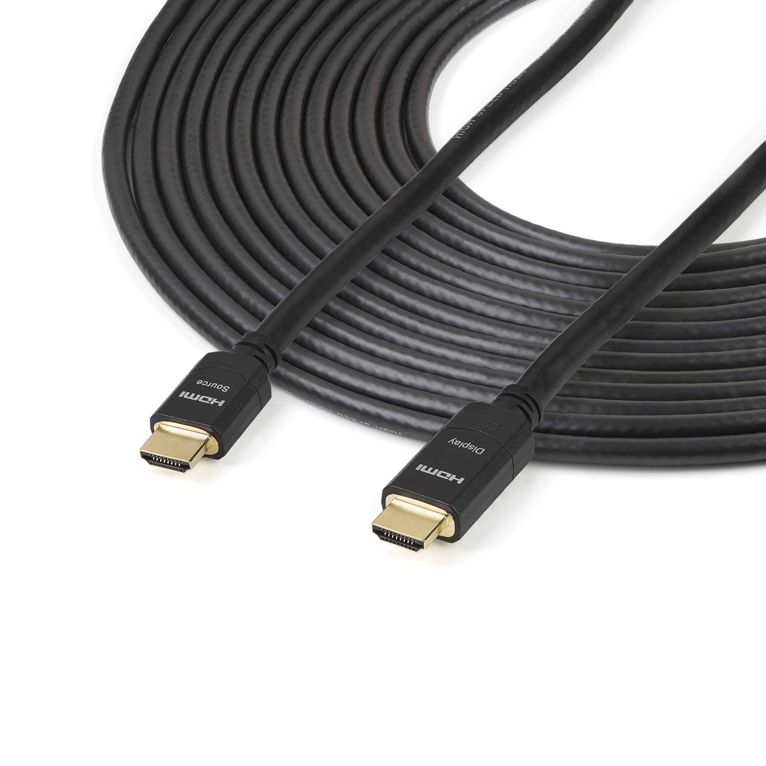 StarTech.com 66ft (20m) Active HDMI Cable - 4K High Speed HDMI with Ethernet, CL2 Rated for In-Wall Installation - Supports 4K 30Hz Video & HDMI 1.4 - Perfect for Home Theater, Gaming, Office Presentations & Connecting Monitors, TVs, Projectors (HDMM20MA)